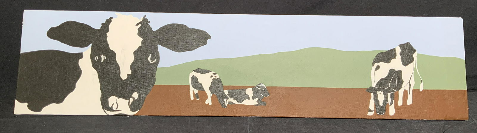 Cows in a Field Acrylic on Canvas (1 of 5)
