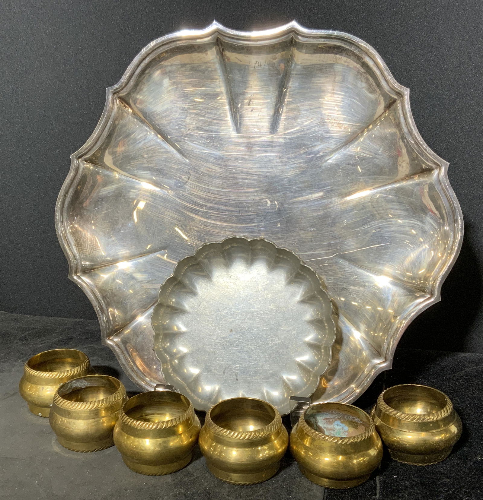 Group Lot 8 Metal Tabletop Accessories (1 of 6)