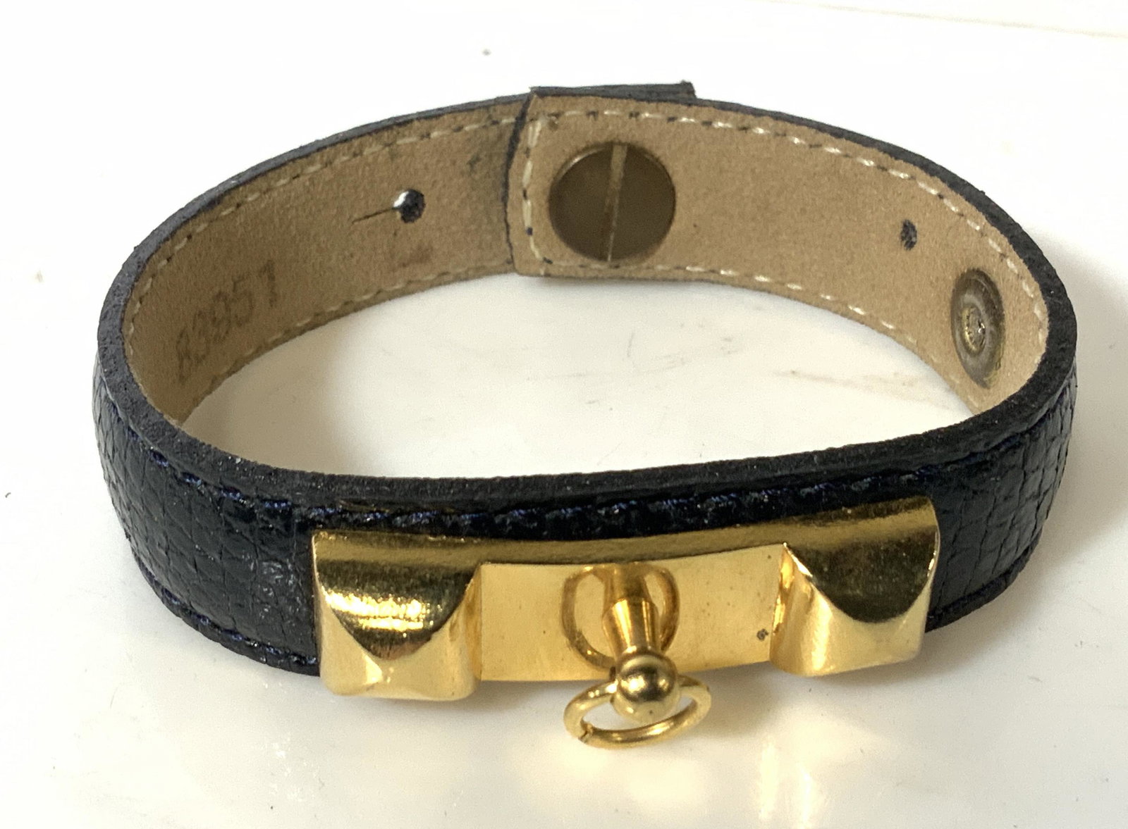 Black Leather Bracelet (1 of 5)