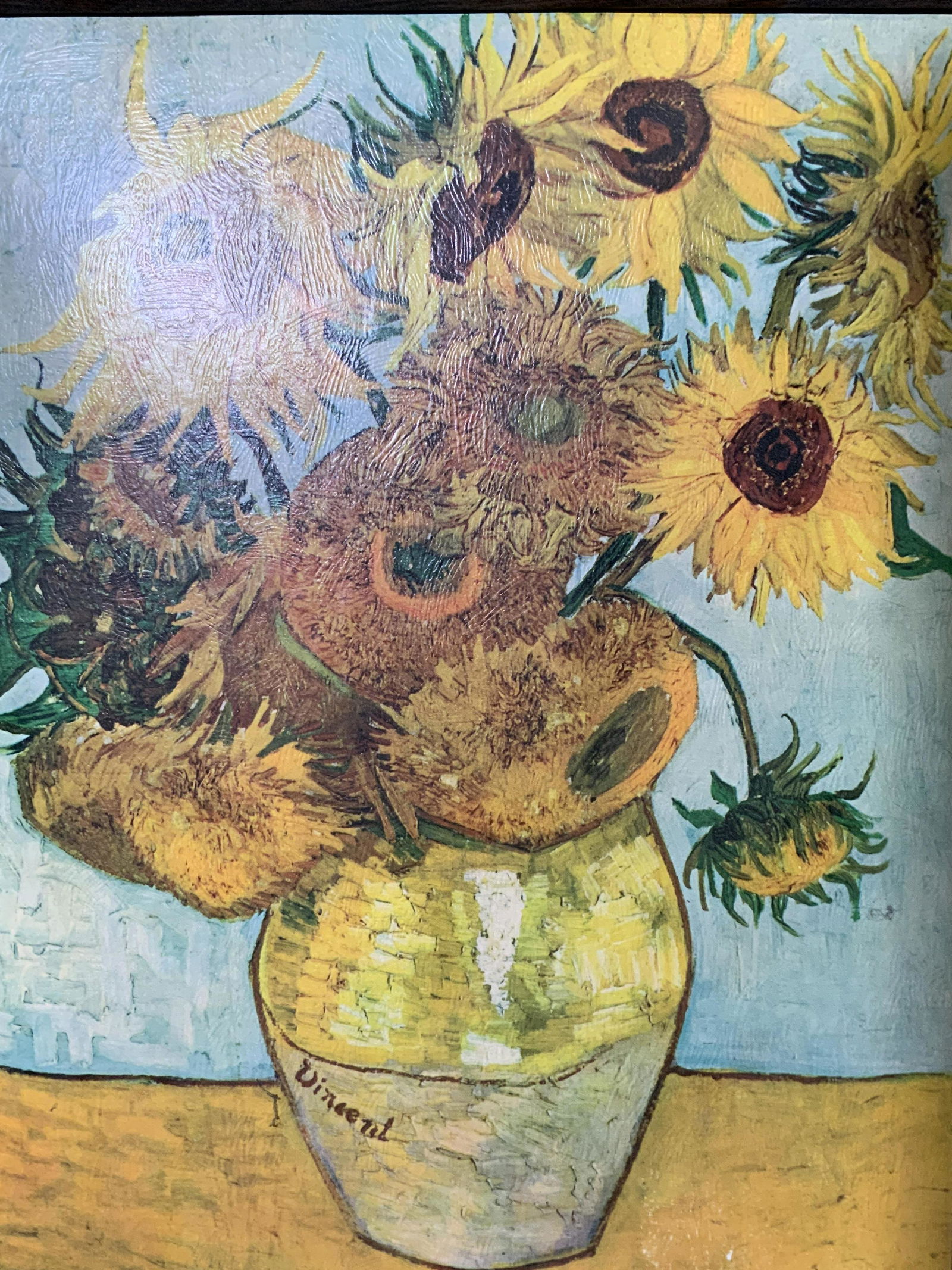 VAN GOGH Sunflowers Reproduction Lithograph (1 of 10)