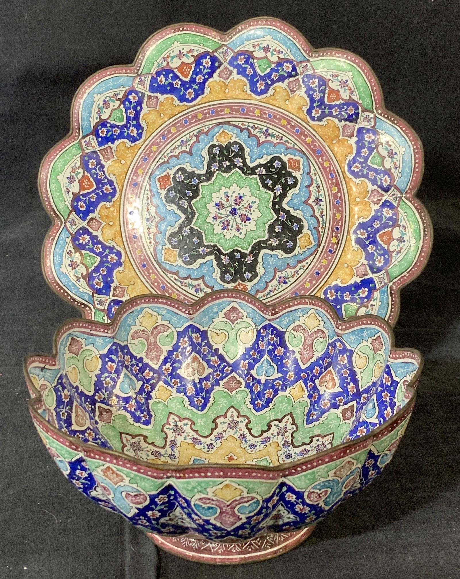 Hand Painted Esfahan ZANDI Toleware Set (1 of 6)