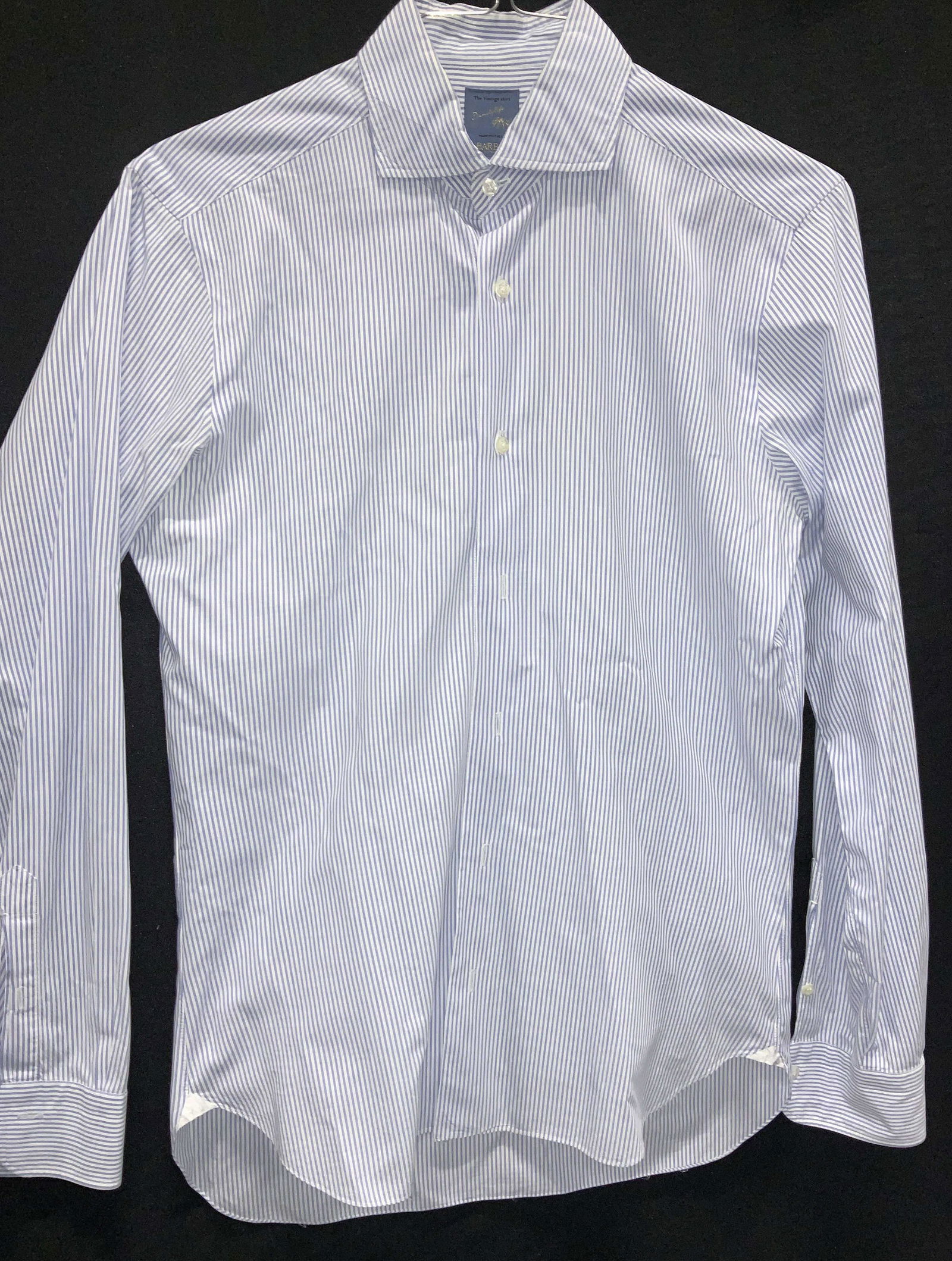 BARBA Mens Cotton Stripe Dress Shirt, New ITALY (1 of 7)