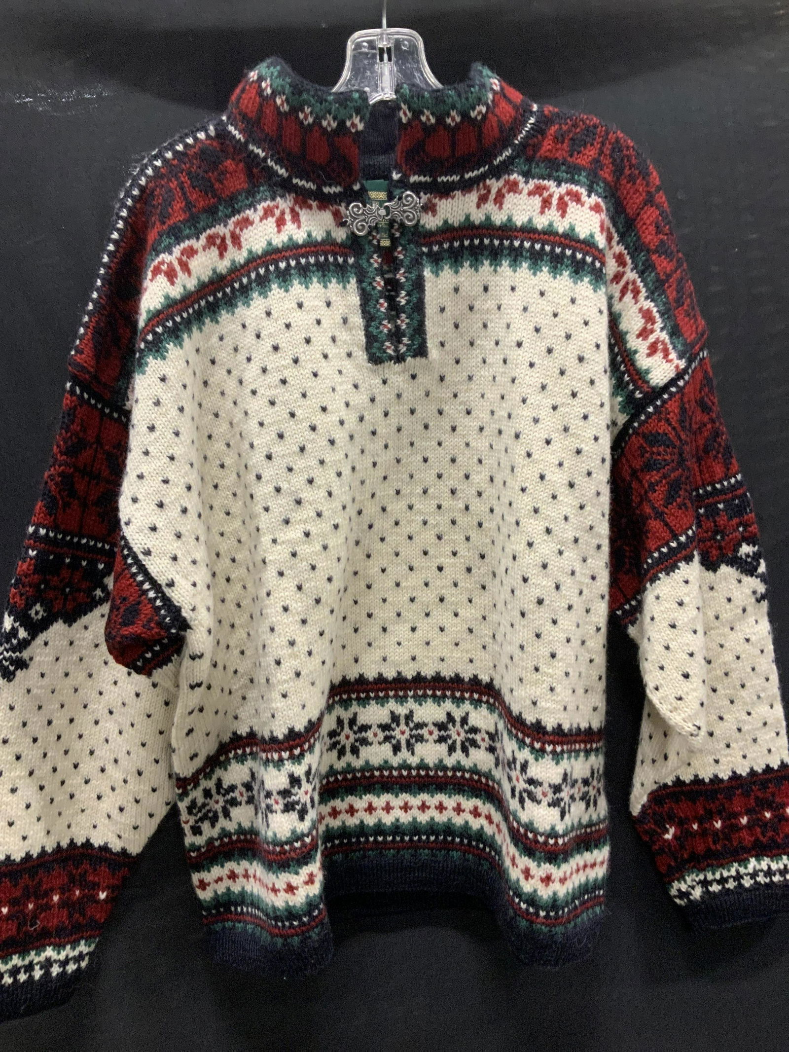 Hand knit Norwegian Wool Sweater, Norway (1 of 6)