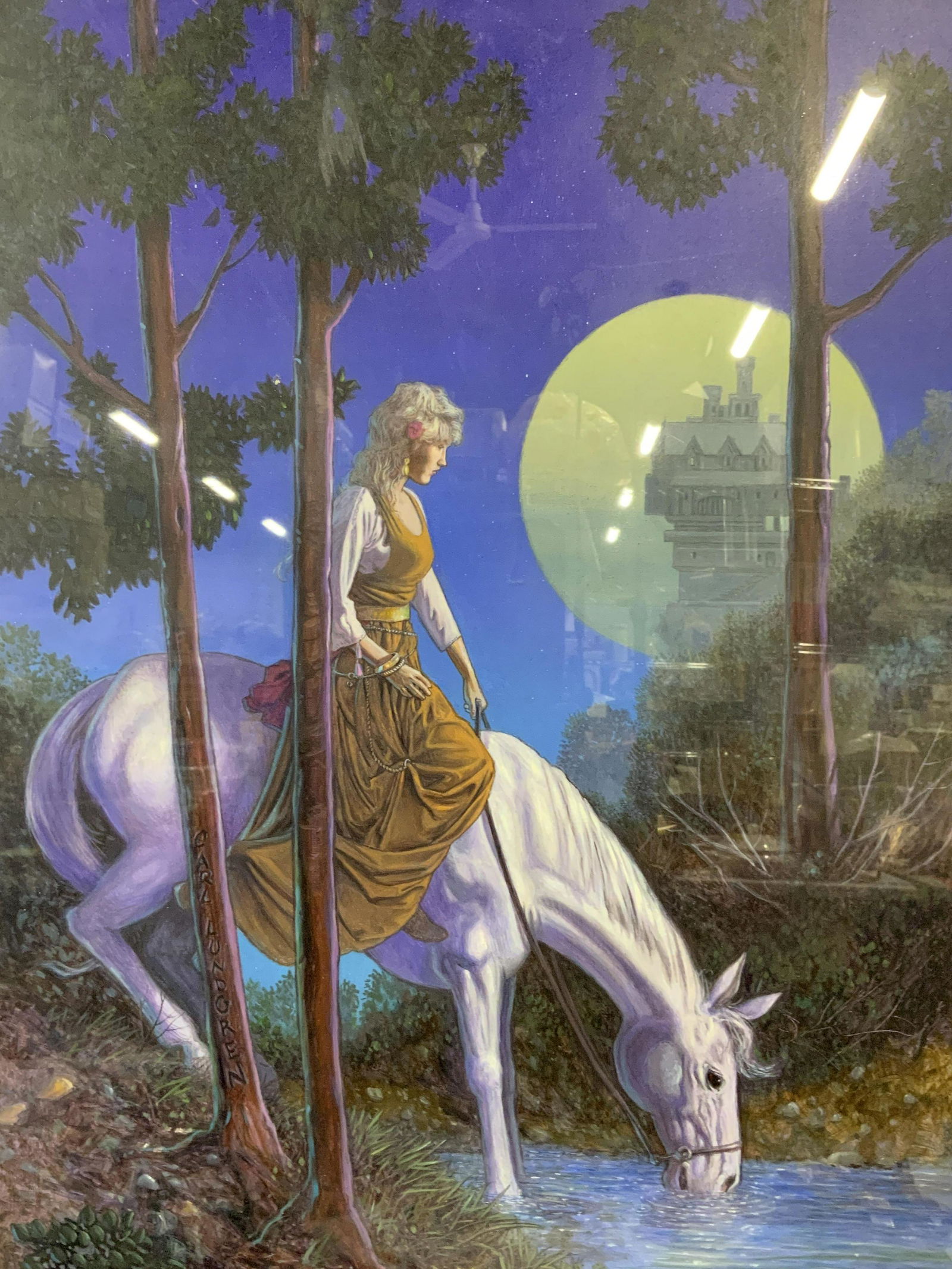 CARL LUNDGREN Oil & Color Pencil on Paper (1 of 8)