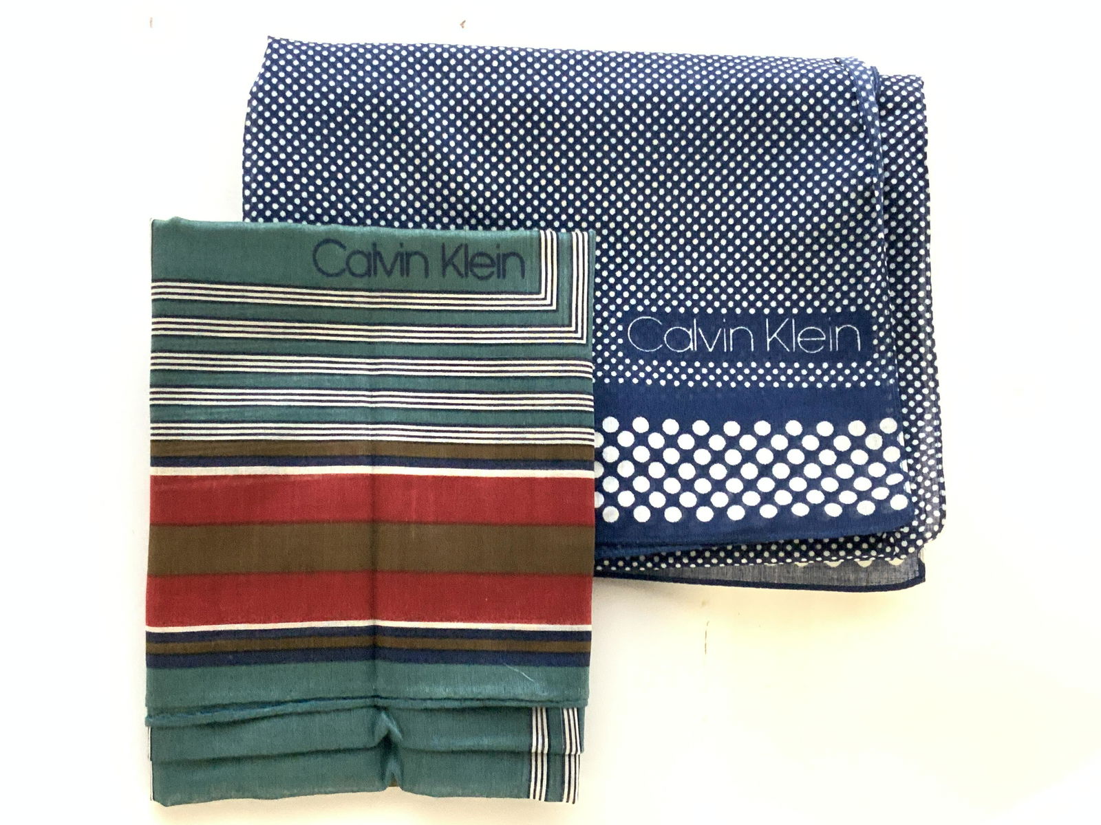 Lot2 Calvin Klein Silk Scarves (1 of 11)