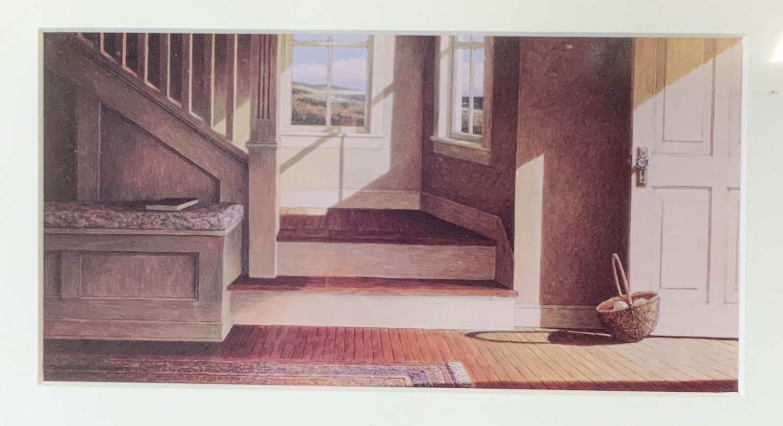 Framed Lithograph of Home Entryway (1 of 5)