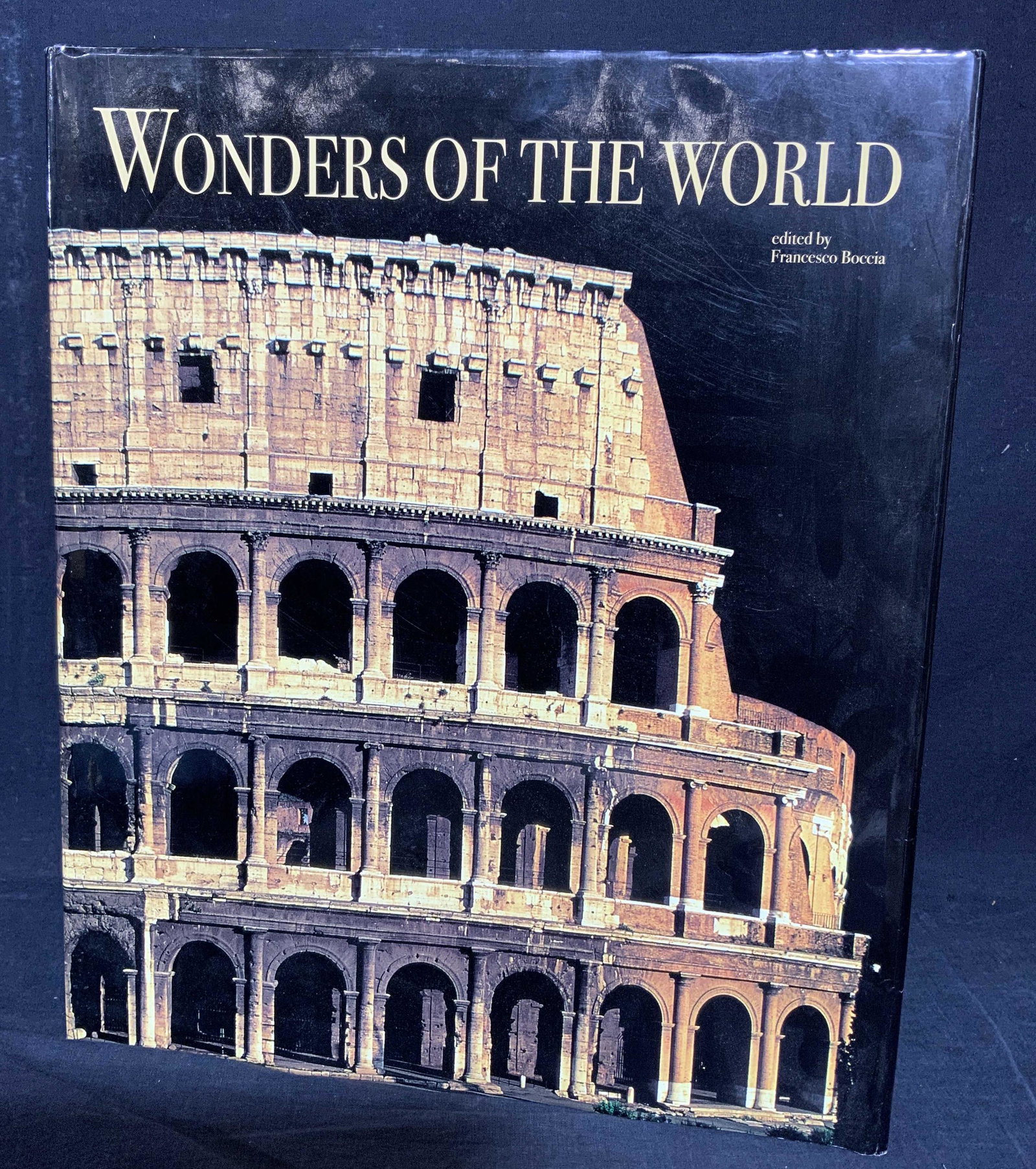 FRANCESCO BOCCIA Wonders of the World: FRANCESCO BOCCIA Wonders of the World! Book measures 14 1/4 x 17 1/4 inches, wear CONSITENT with age and use. Books, literature, coffee table looks, literature, adult literature, coffee table literatu