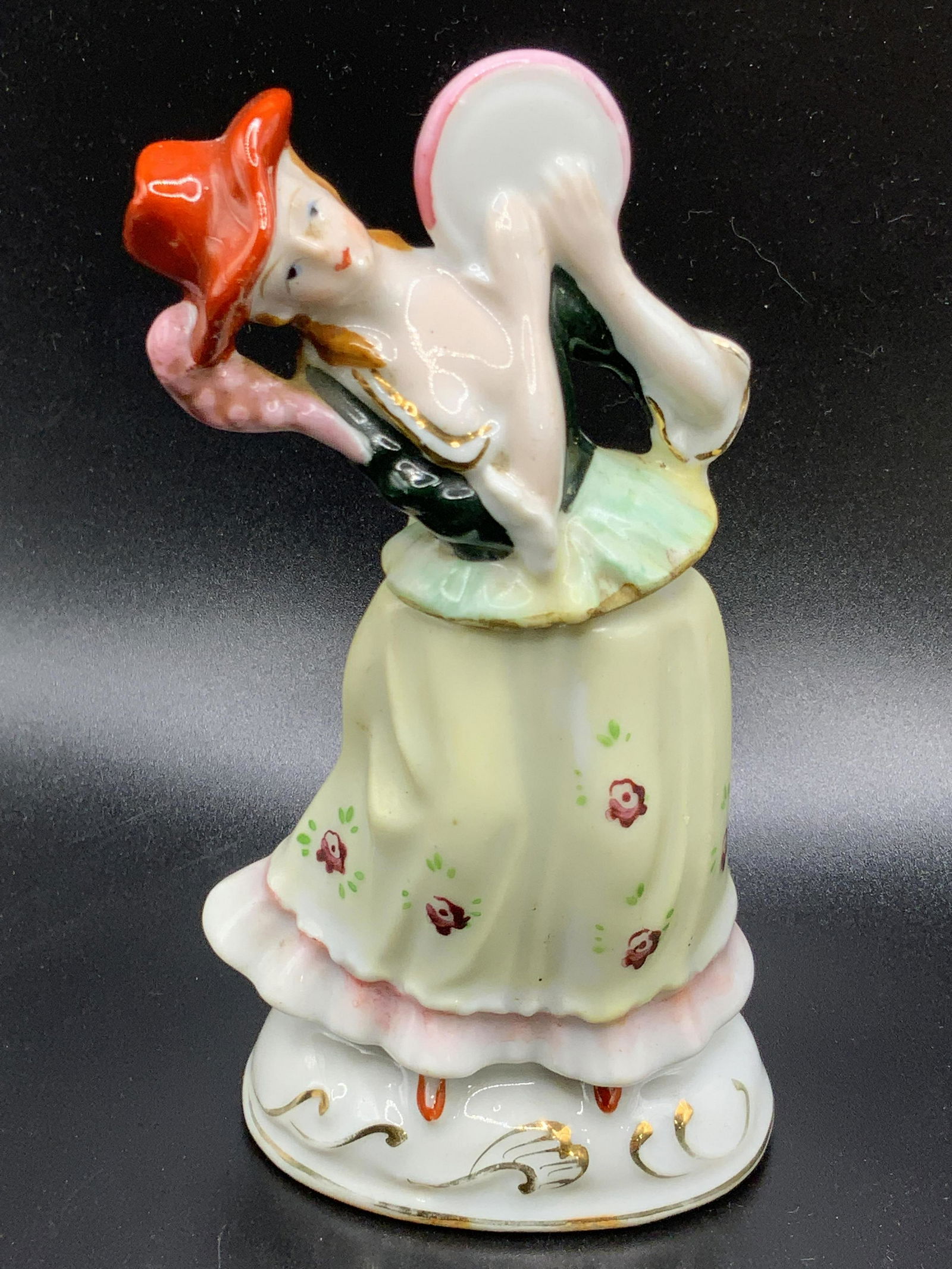 Vintage Female Figural Porcelain Perfume Bottle (1 of 11)