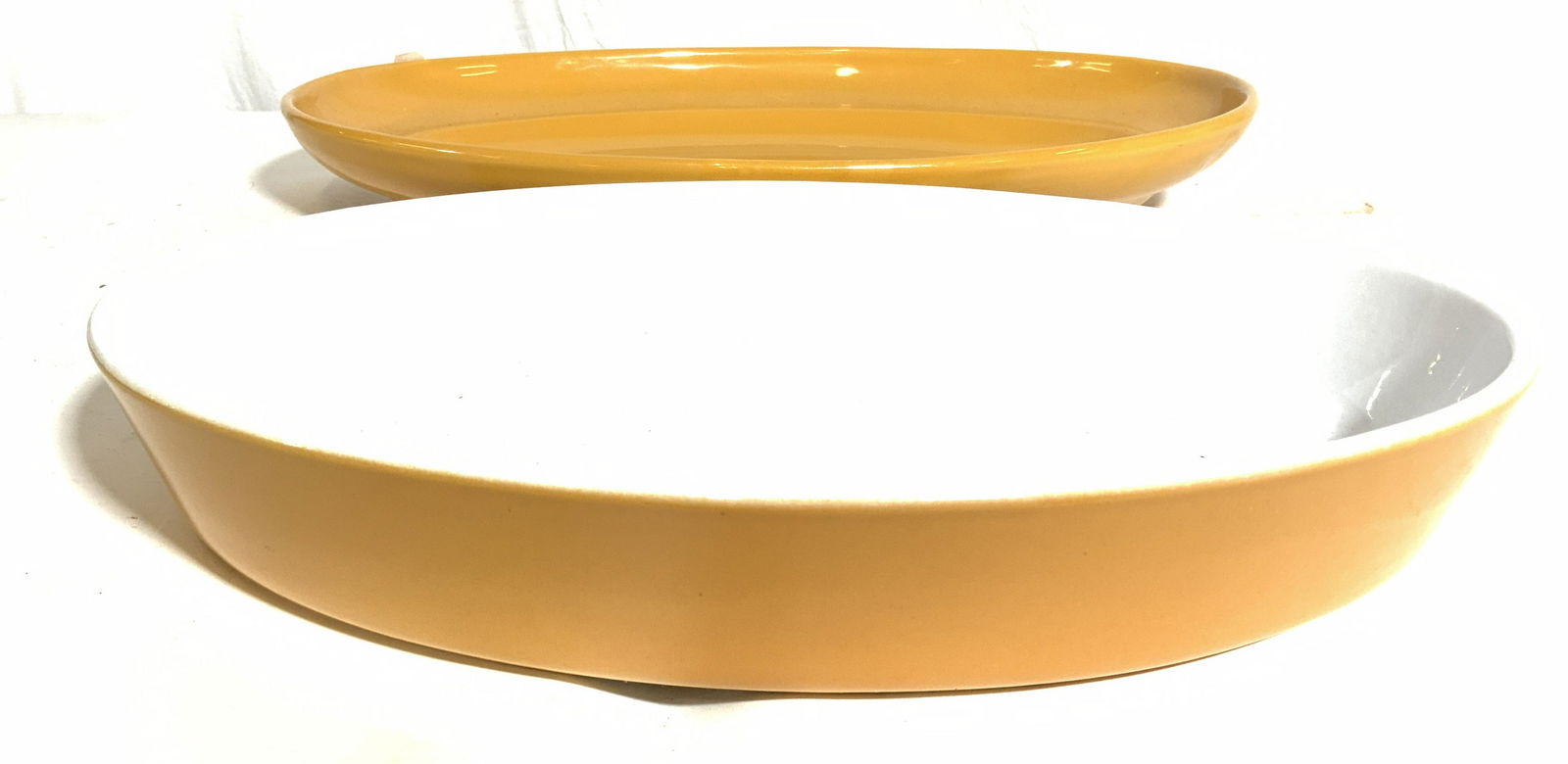 Lot 2 Emile Henry Oval Shaped Porcelain Dishes (1 of 8)