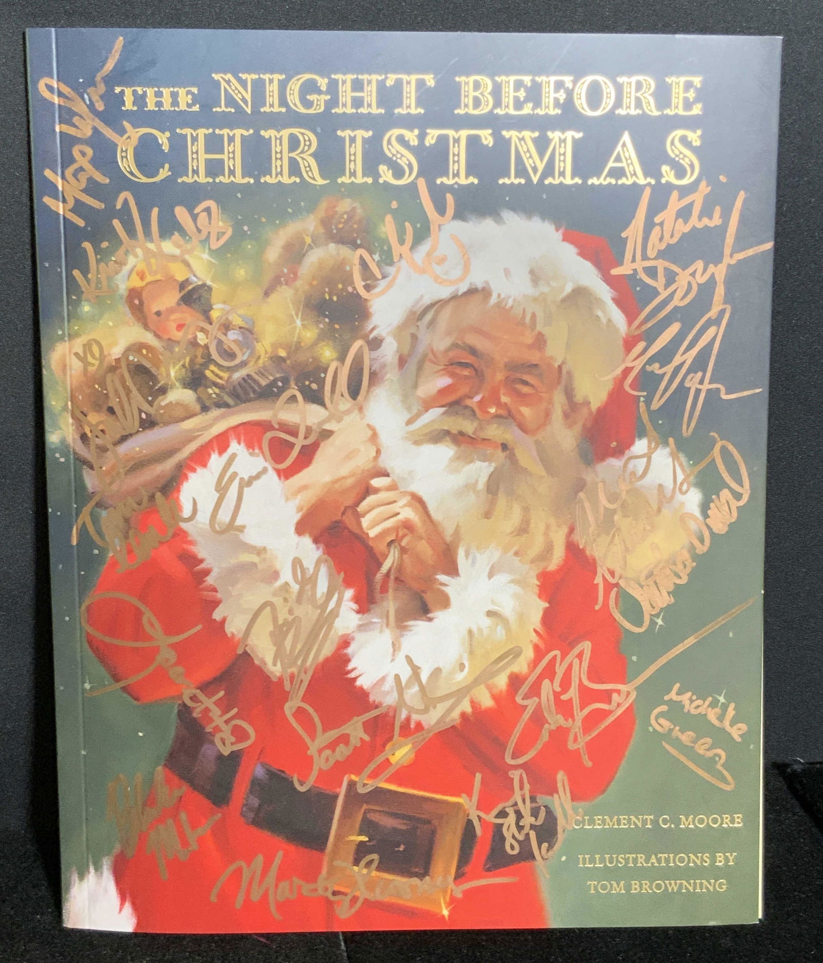 Signed NIGHT BEFORE CHRISTMAS Clement Moore, Book (1 of 7)