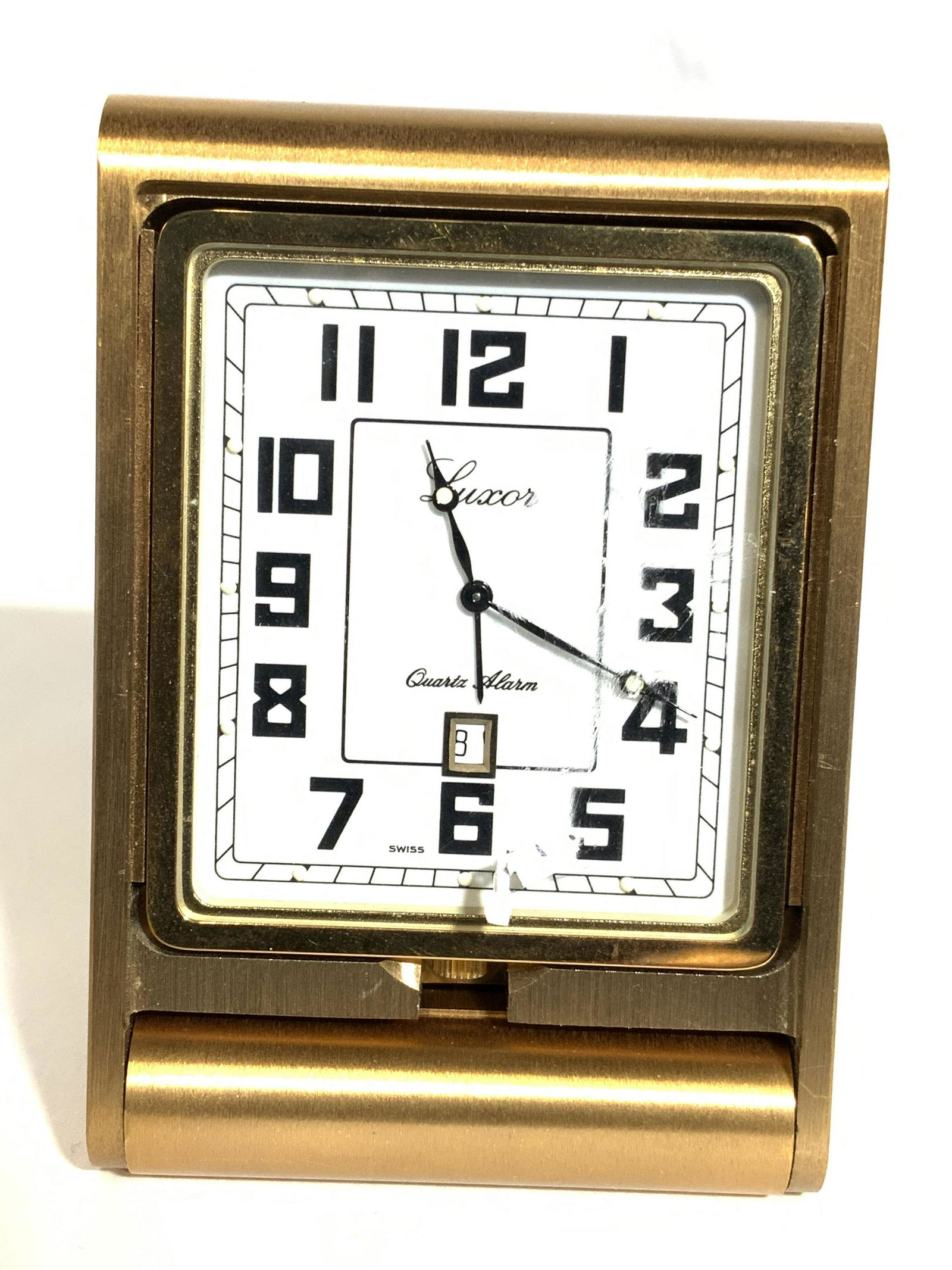 LUXOR QUARTZ ALARM Desk Clock Barnebys