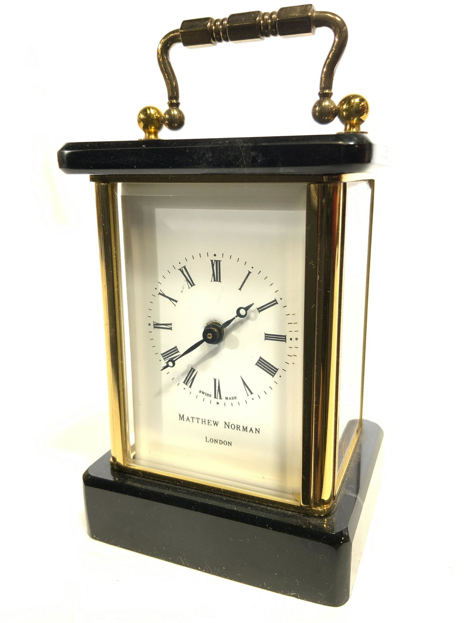 MATTHEW NORMAN Desktop Clock W Handle (1 of 9)