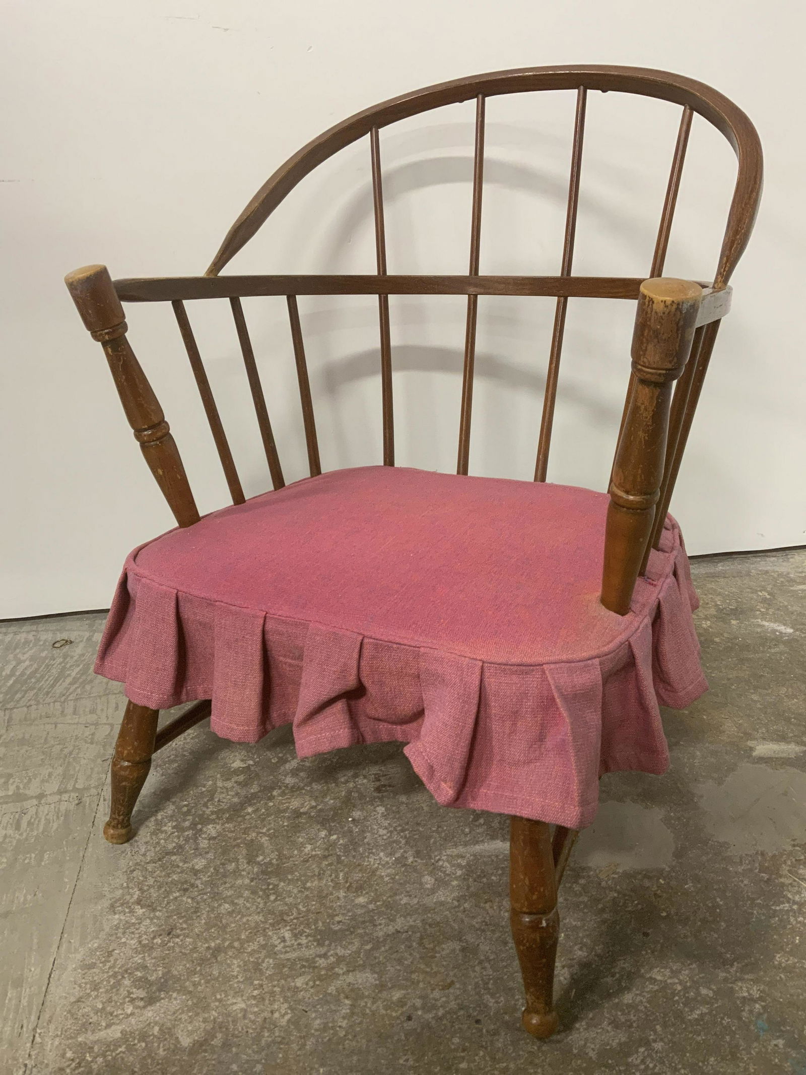 Vintage Upholstered Low Armchair (1 of 5)