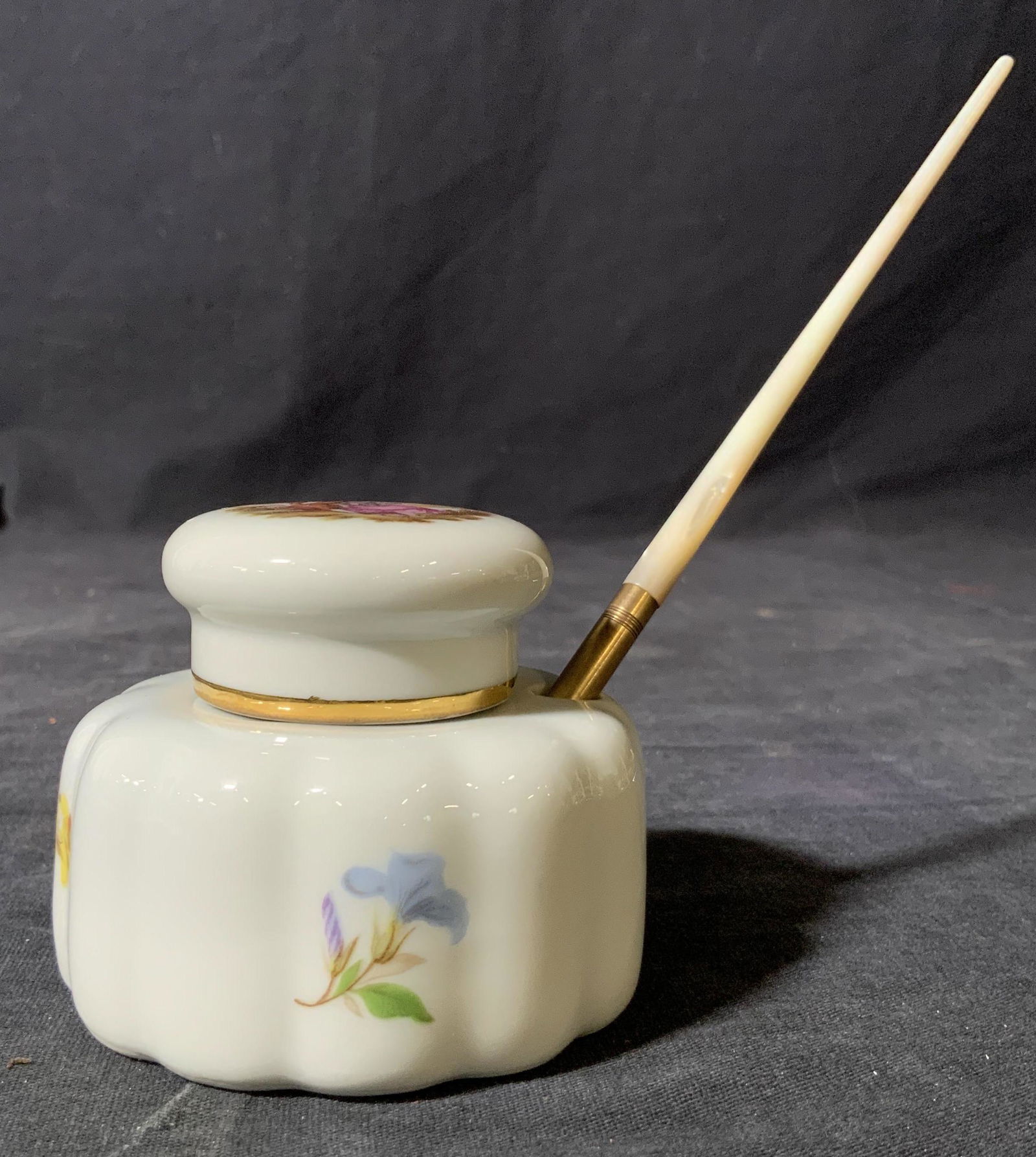 Vintage LIMOGES & Tiffany & Co. Inkwell Set (1 of 11)