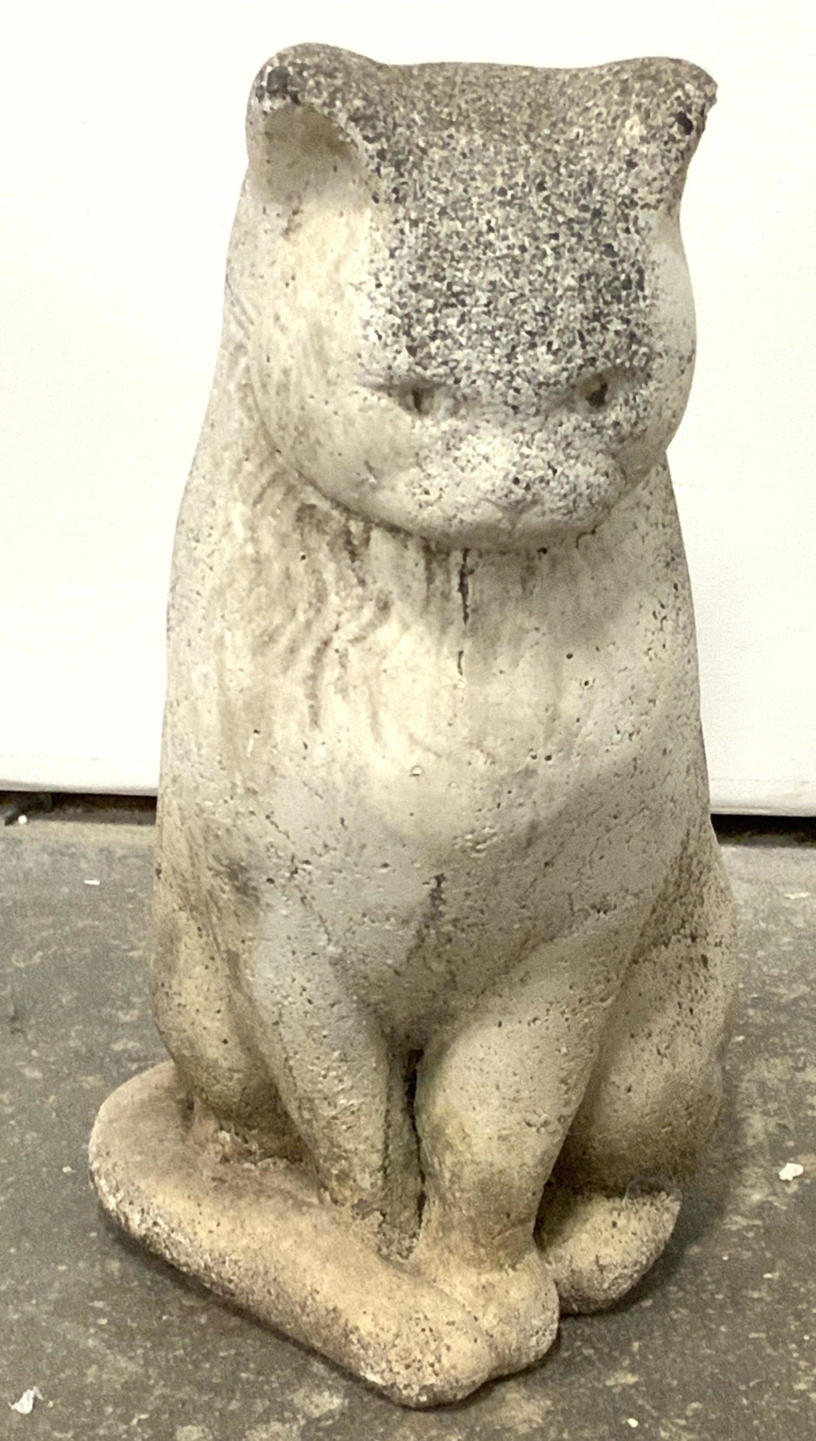 Vintage Cat Form Cement Garden Statuary (1 of 10)