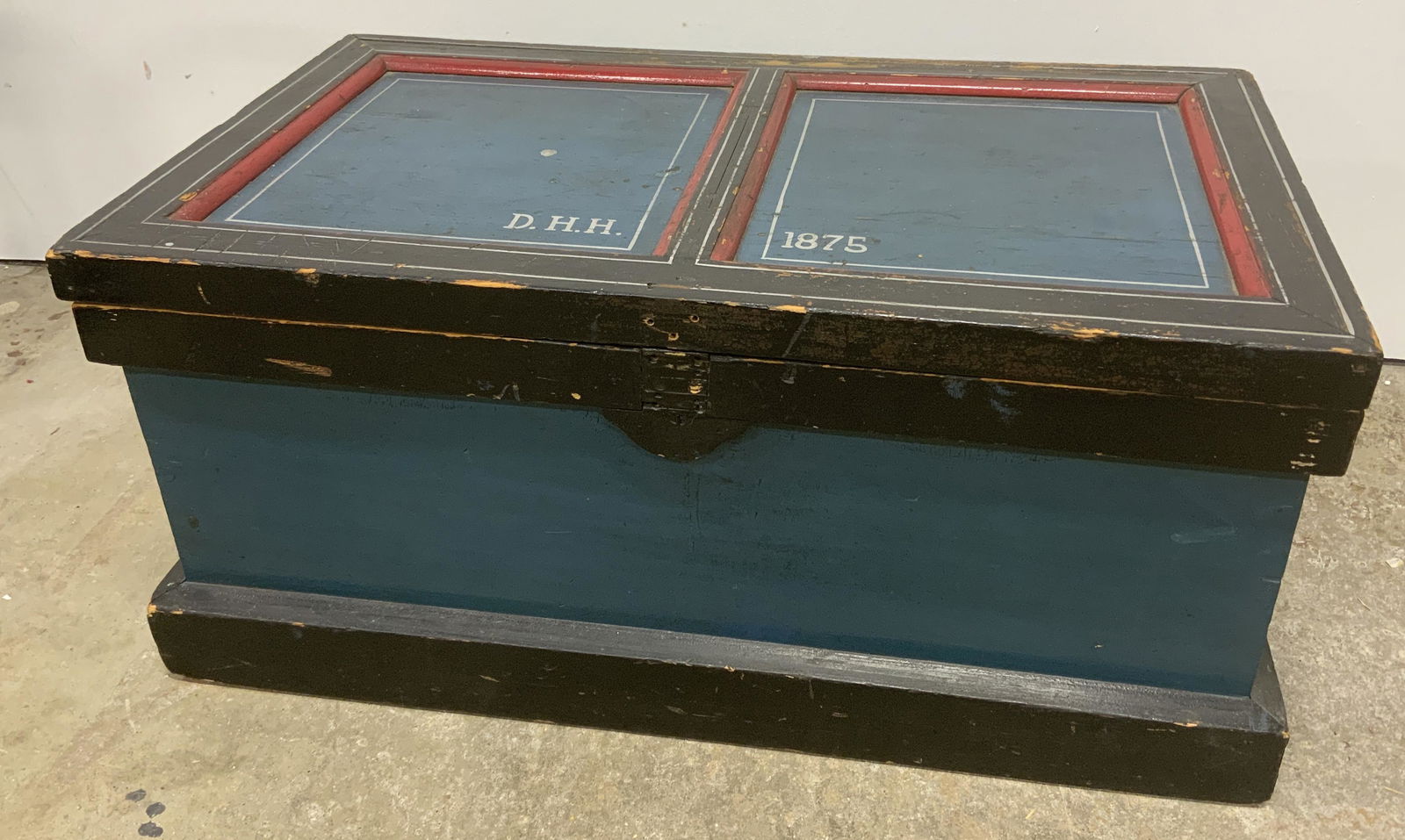 Hand Painted Wooden Chest (1 of 7)