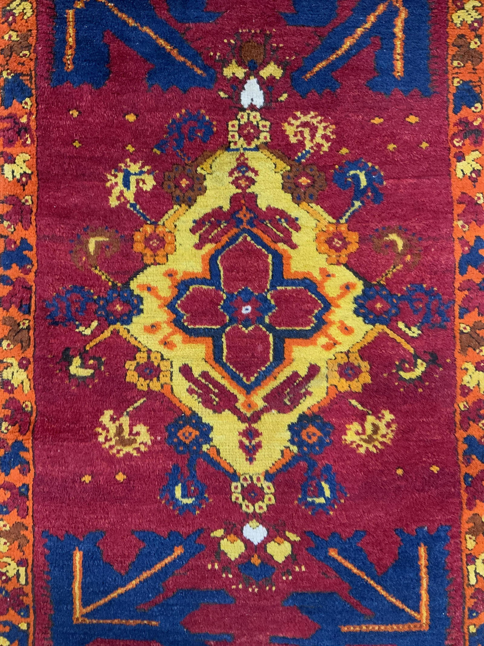 Vintage Turkish Handmade Wool Area Rug (1 of 8)