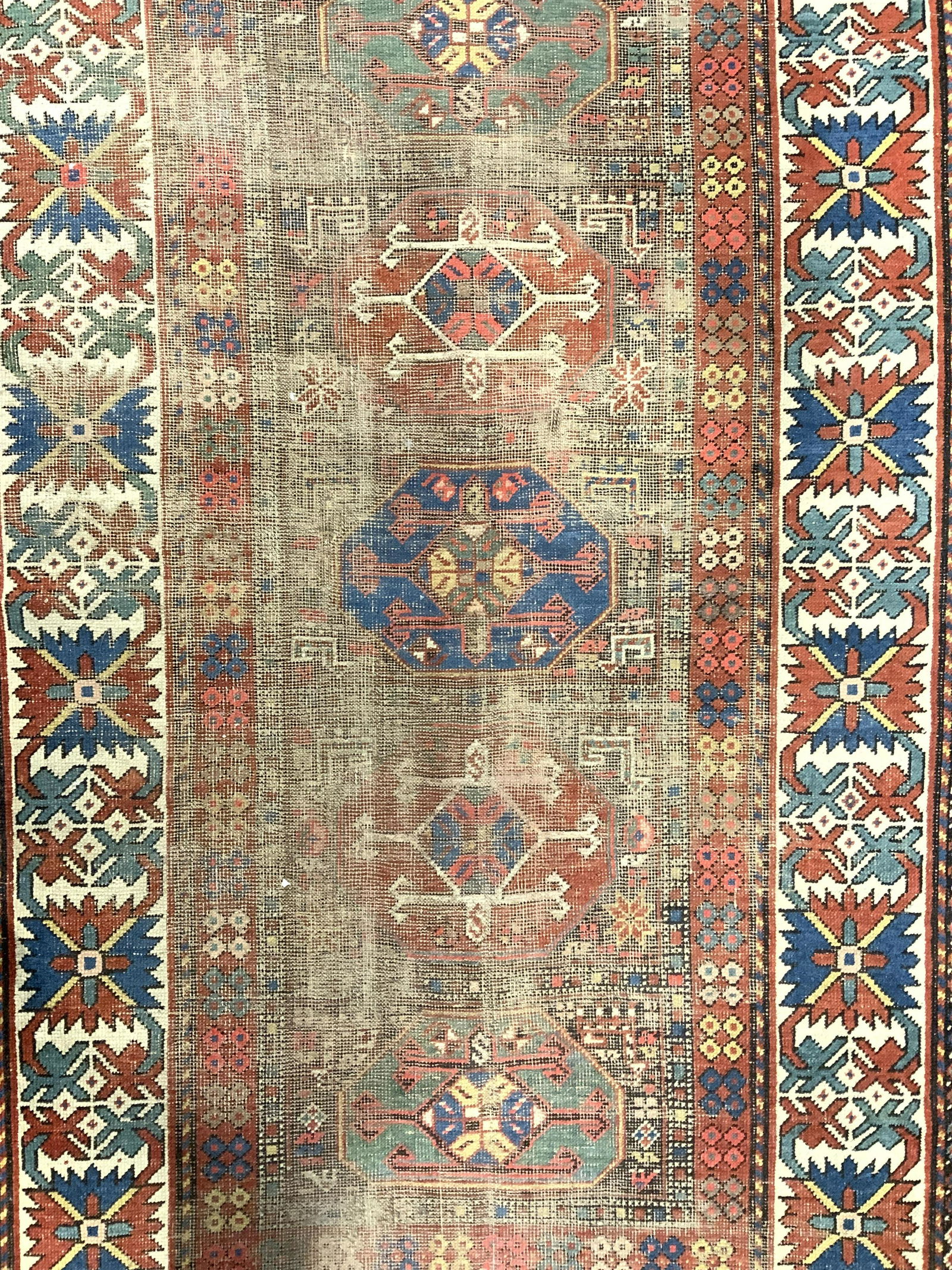 Antique Handmade Turkish Wool Rug (1 of 8)