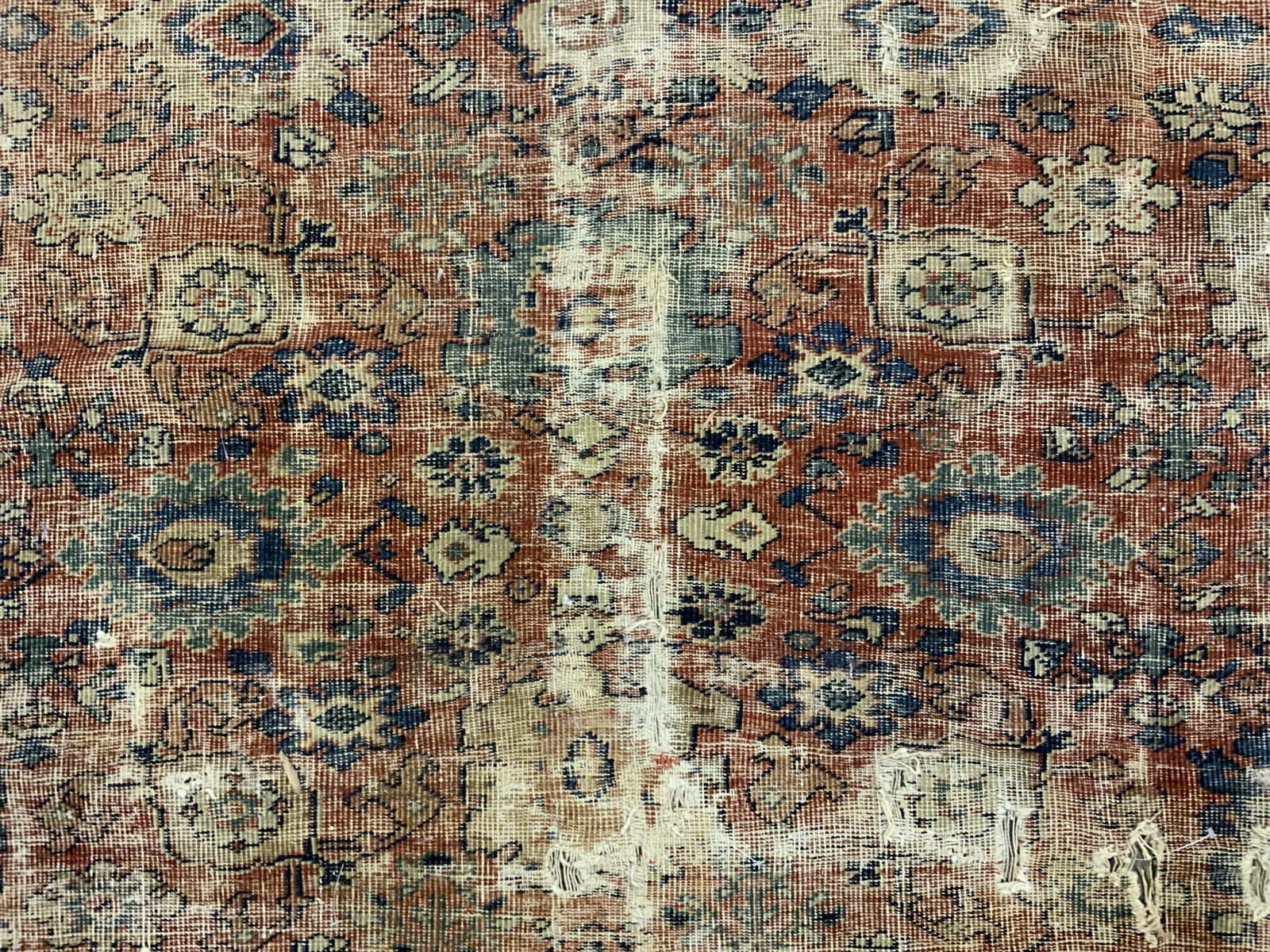 Antique Persian Wool Carpet (1 of 7)