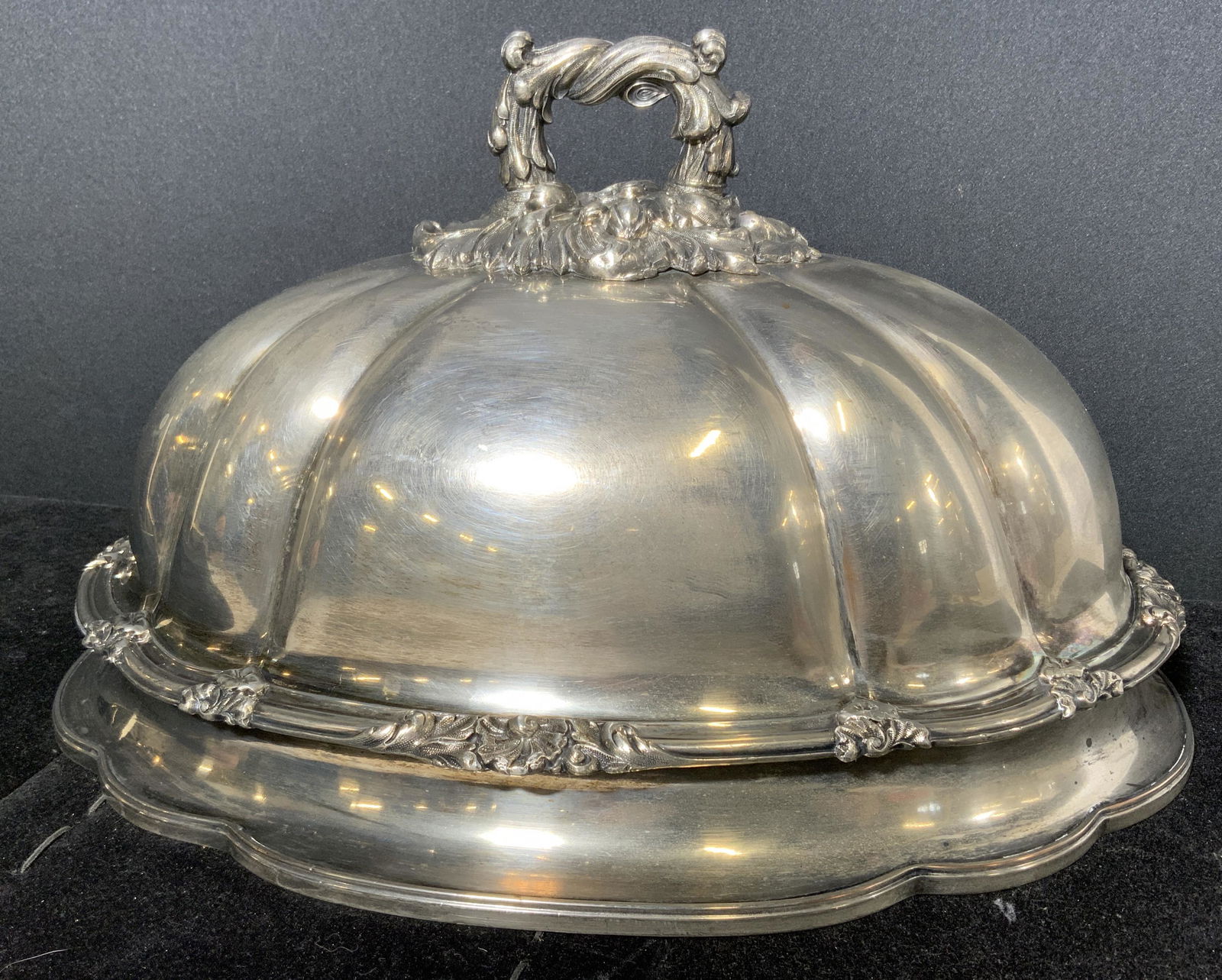 Vintage Cast Metal Cloche (1 of 7)