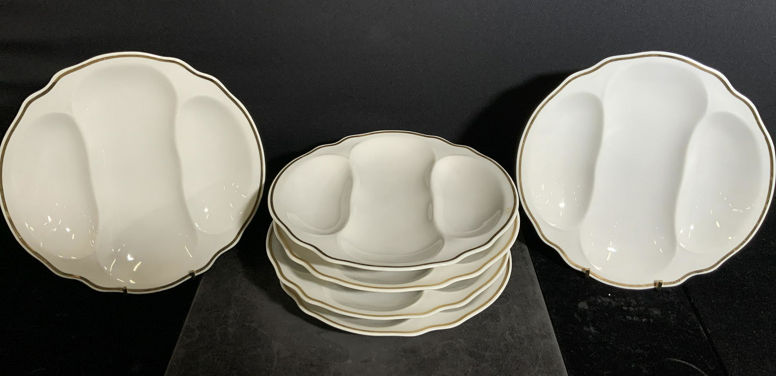 6 PCs Limoges Porcelain Serving Plates (1 of 8)
