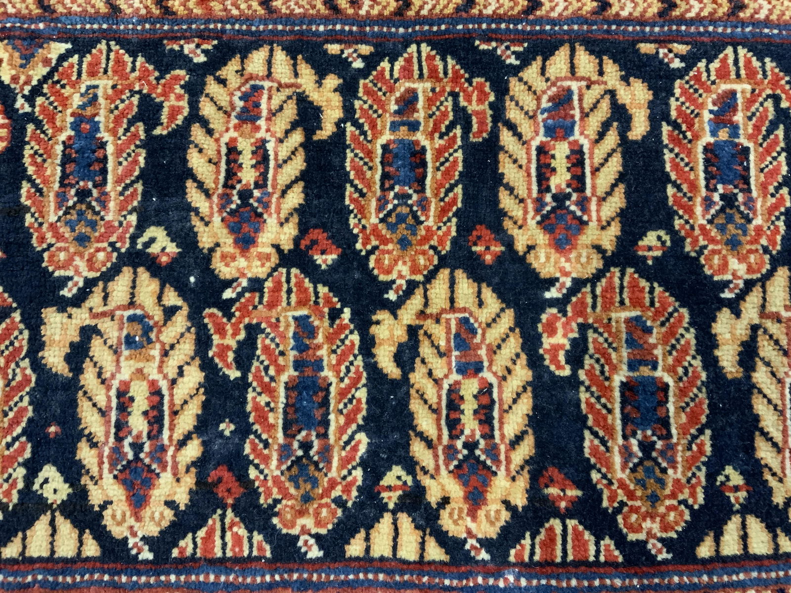 Hand Woven Persian Fringed Textile (1 of 5)