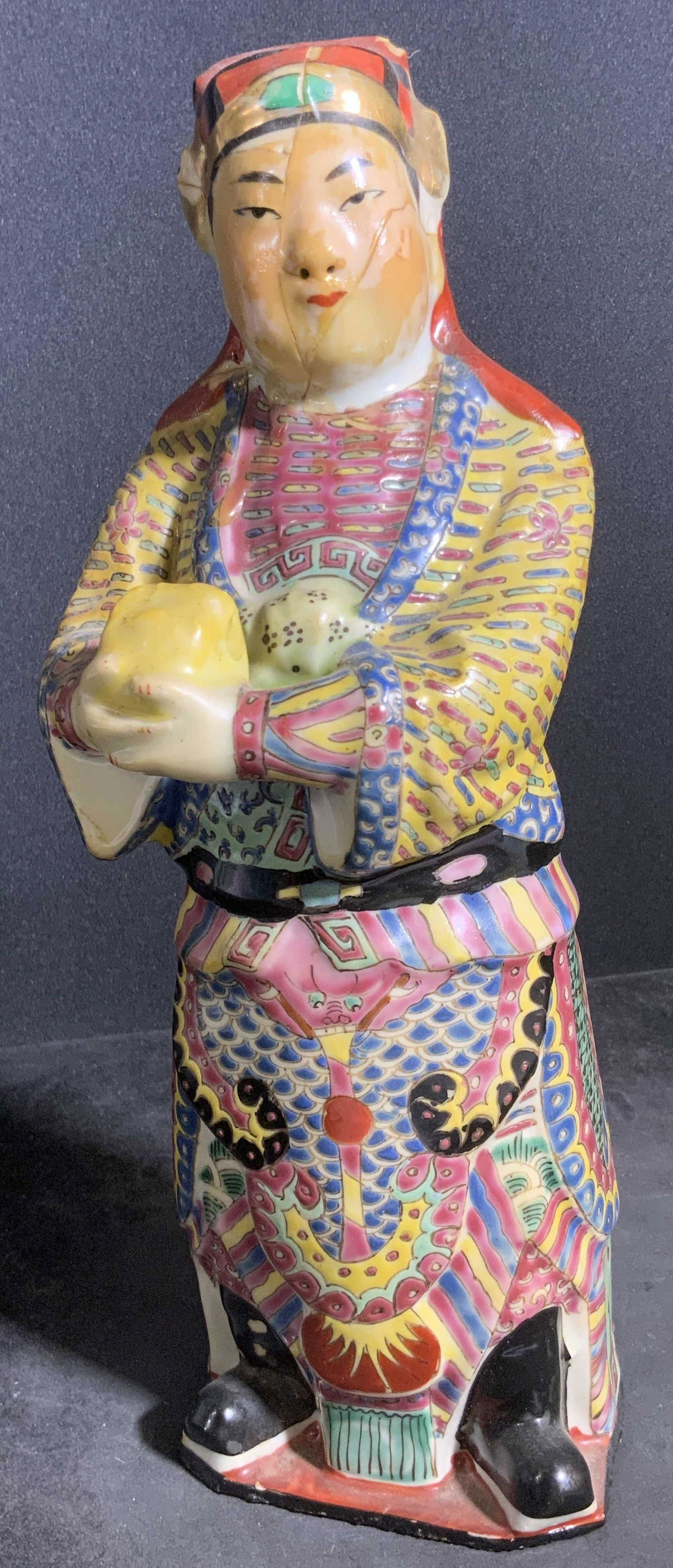Vintage Hand Painted Asian Porcelain Man Figural (1 of 10)
