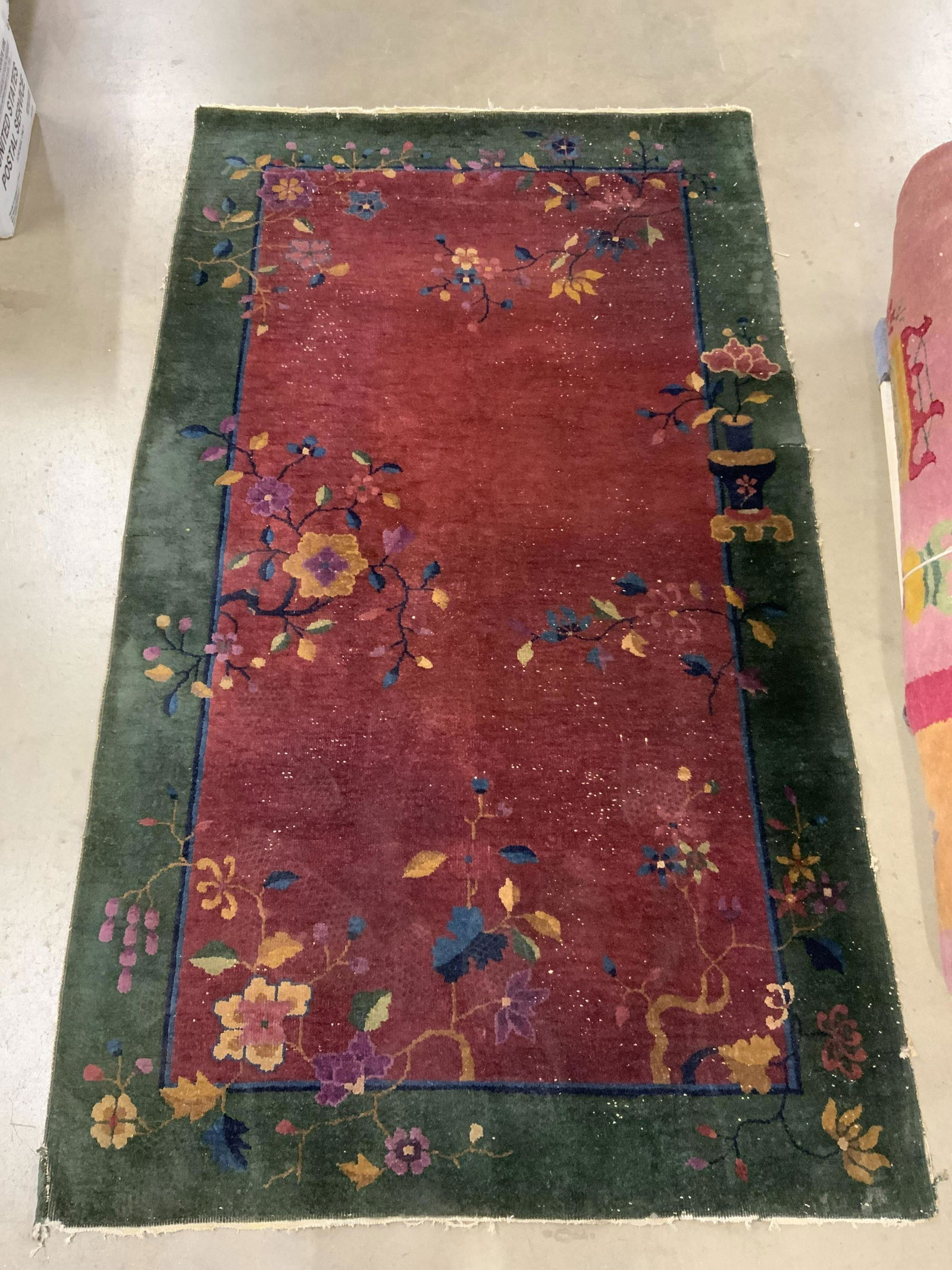 Vintage Chinese Art Deco Area Rug (1 of 6)