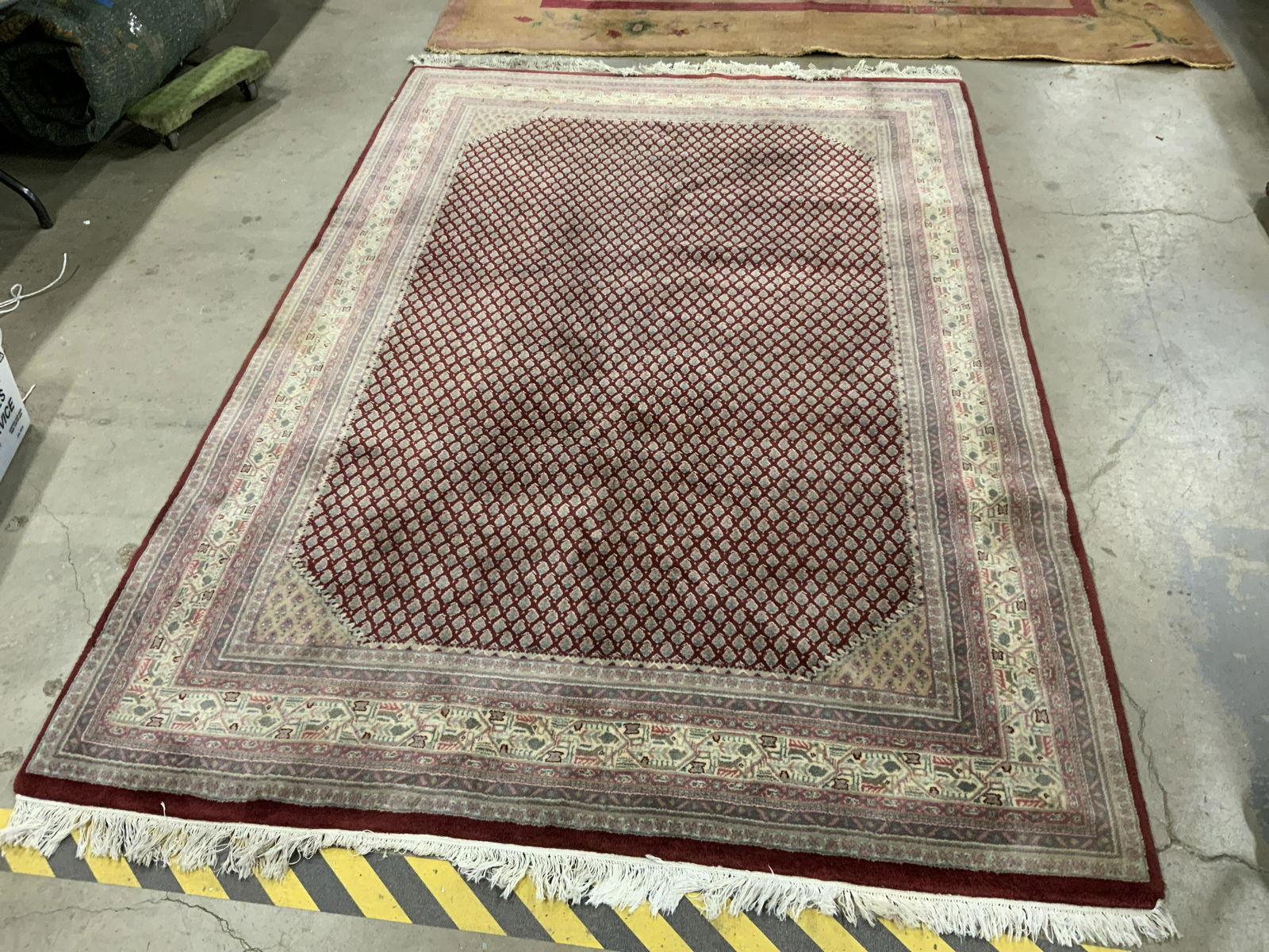 Indian Wool Fringed Carpet (1 of 5)