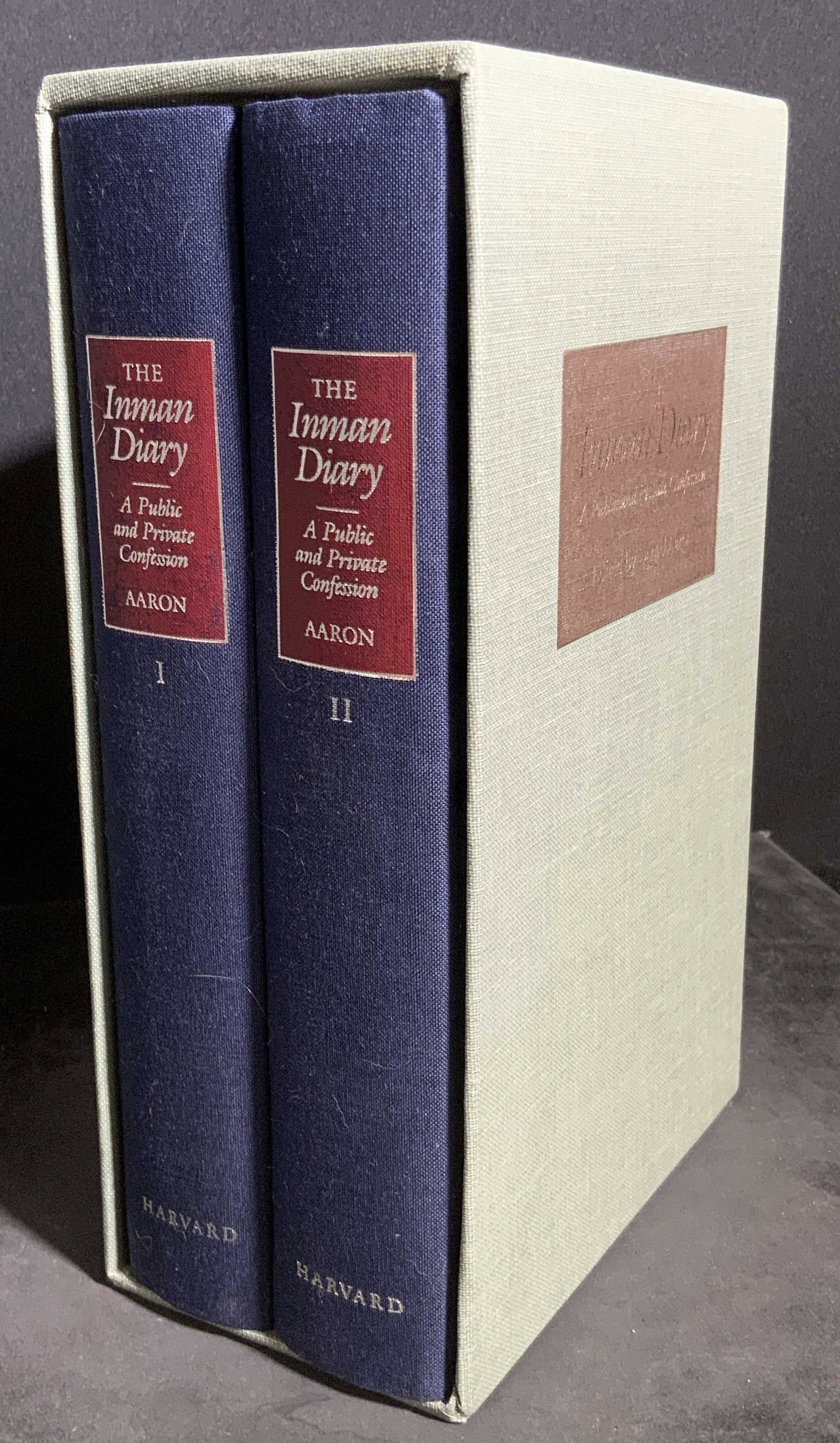 Set 2 THE INMAN DIARY By Daniel Aaron, Book (1 of 10)