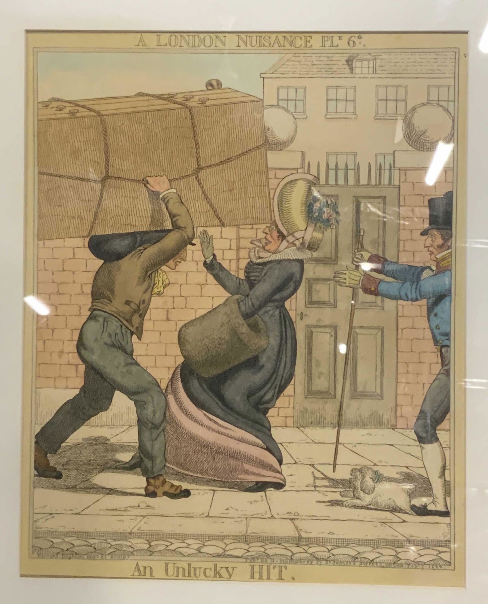 RICHARD DIGHTON Aquatint of WOMAN 1822 (1 of 6)