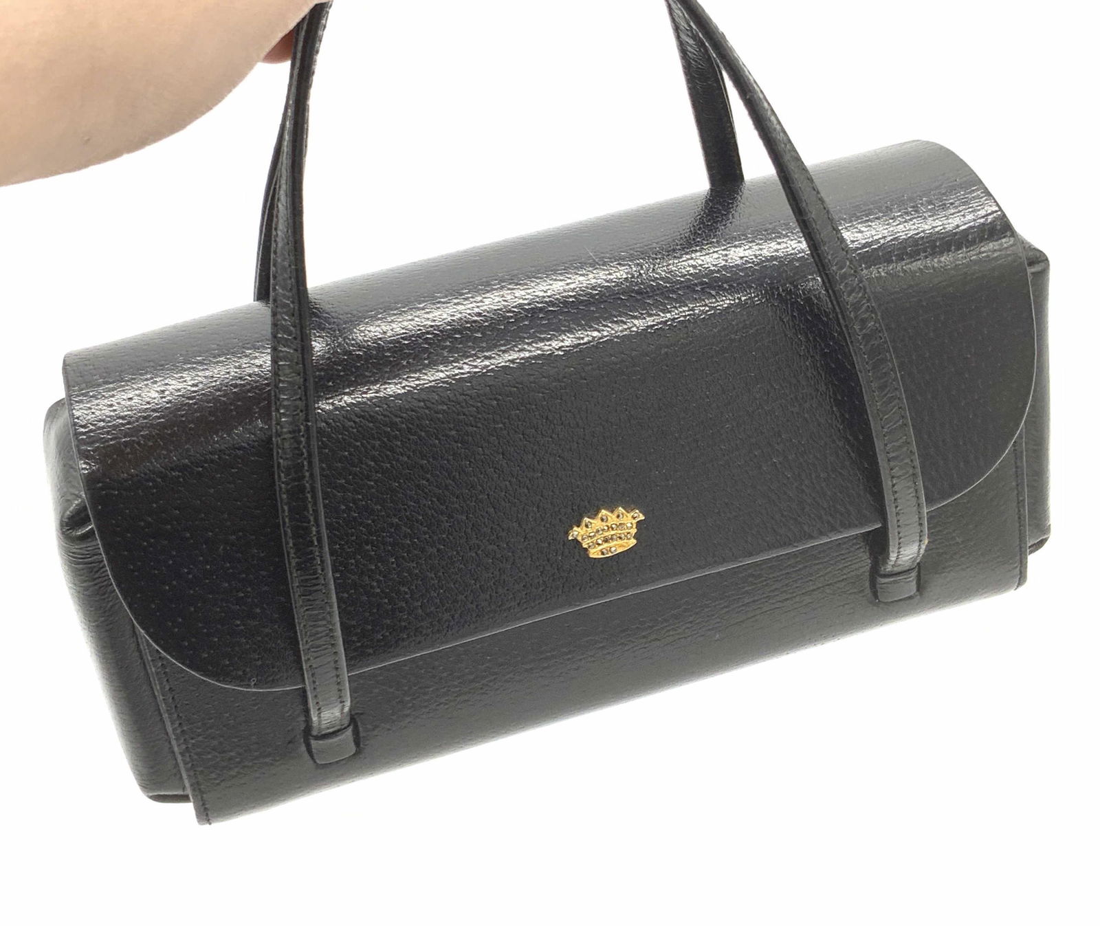 Vintage KORET Black Pigskin Leather Ladies Purse (1 of 11)