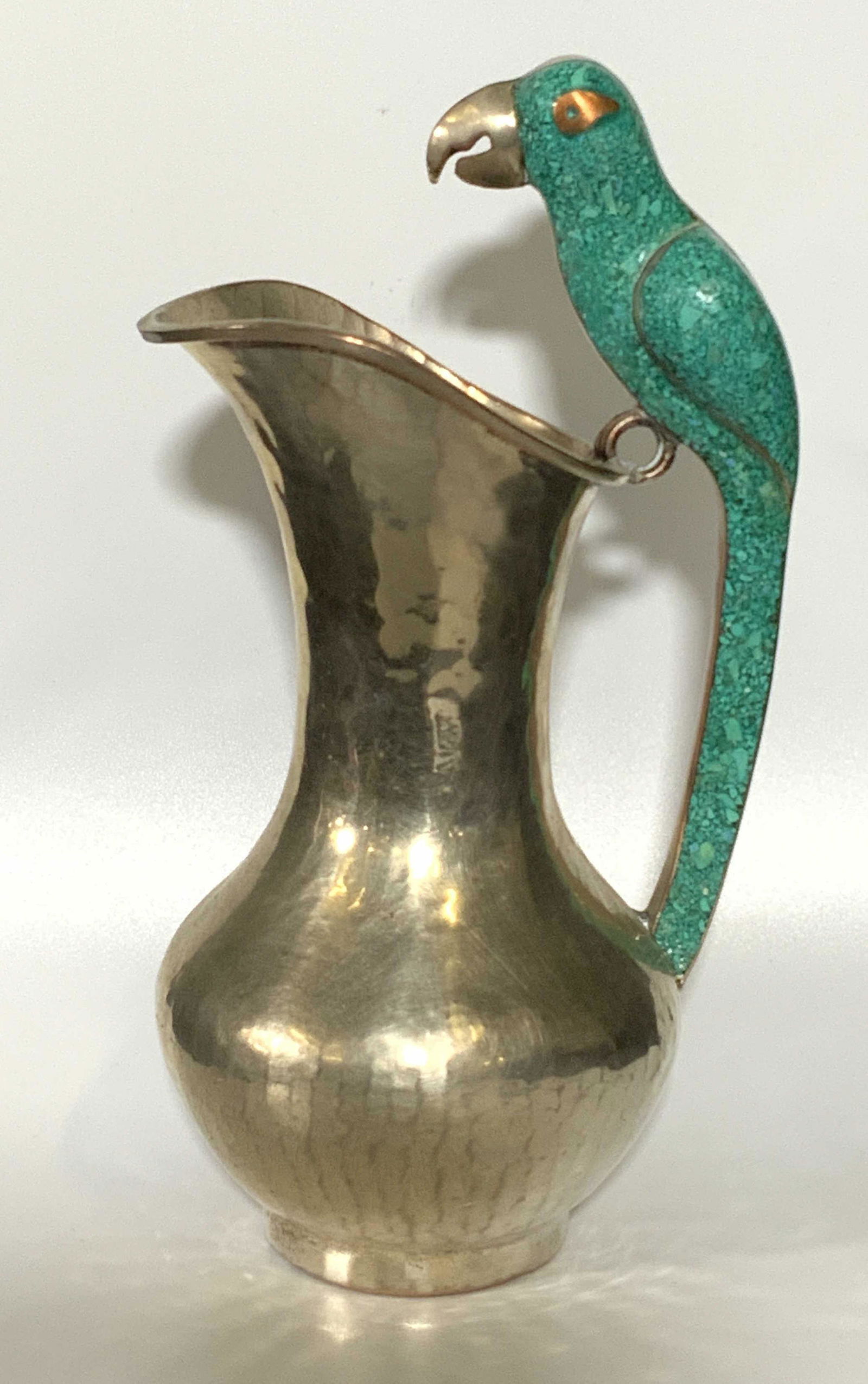 Small Silver Plated Bird Motif Pitcher (1 of 5)
