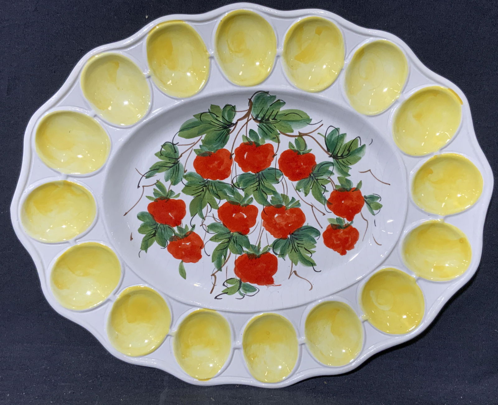 Italian Fruit Themed Deviled Egg Platter (1 of 10)