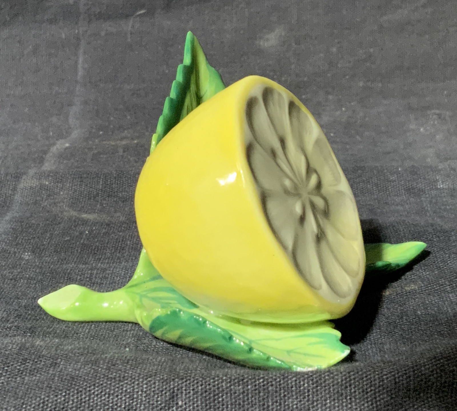 HEREND HUNGARY Hand Painted Porcelain Lemon (1 of 6)