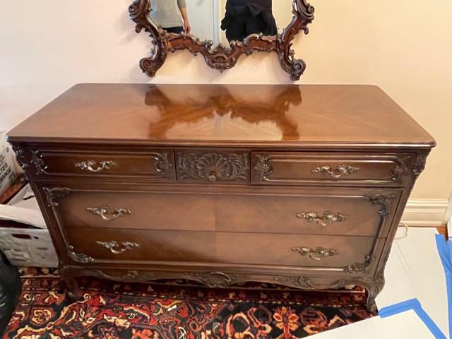 Antique Carved Chest of Drawers (1 of 18)