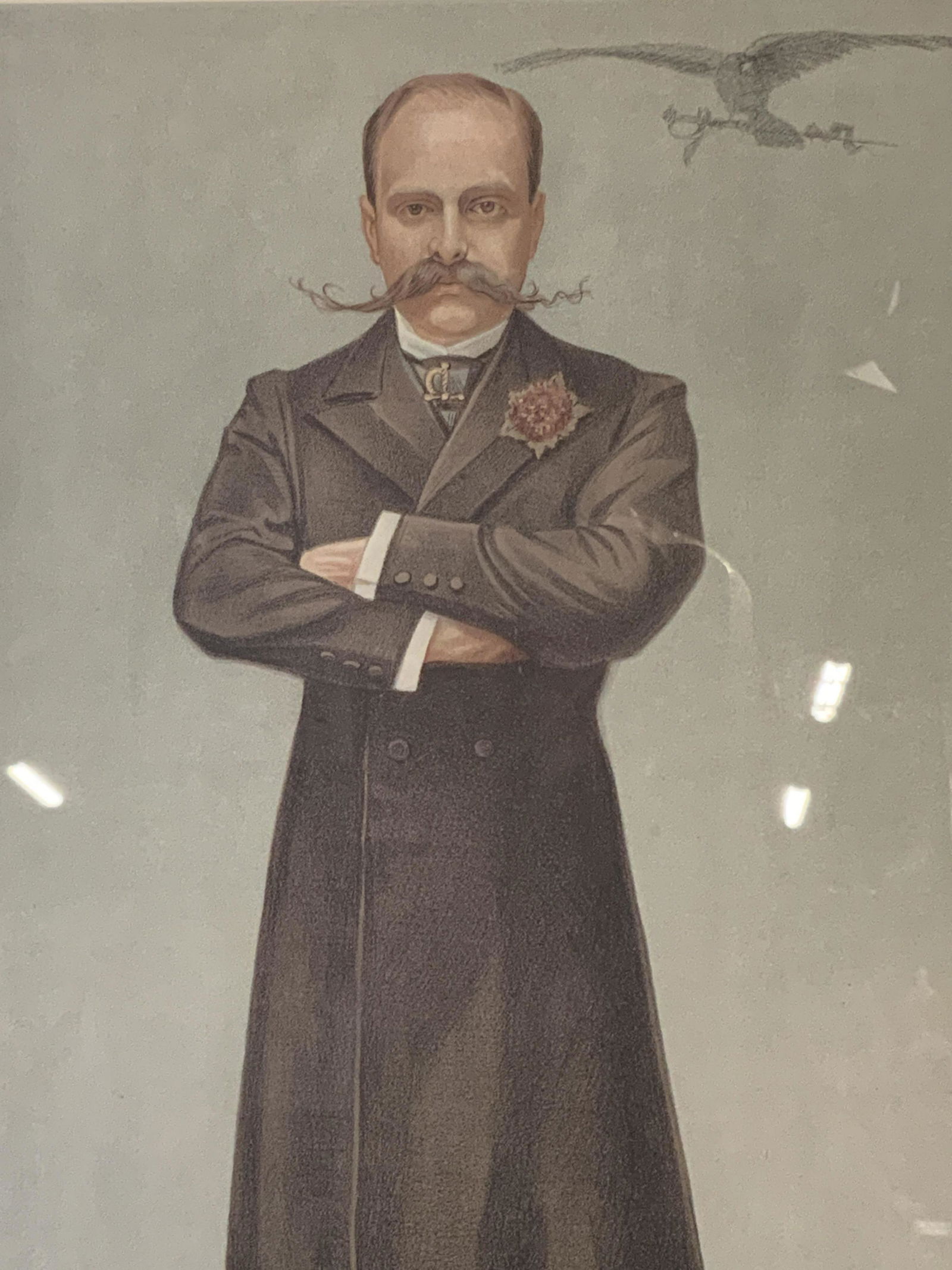 Framed VANITY FAIR â€˜Victorâ€™ Lithograph by CUTH (1 of 12)