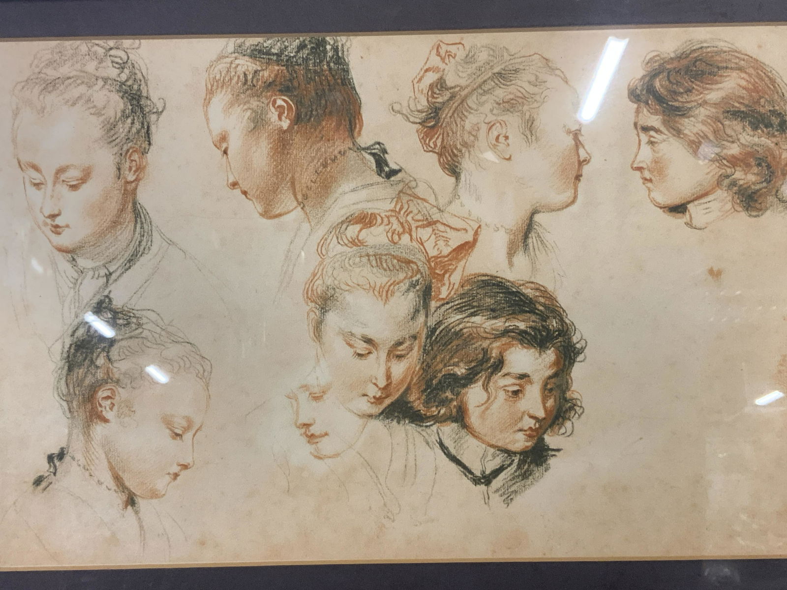 Antique Portrait Study of Young Girl & Boy (1 of 11)