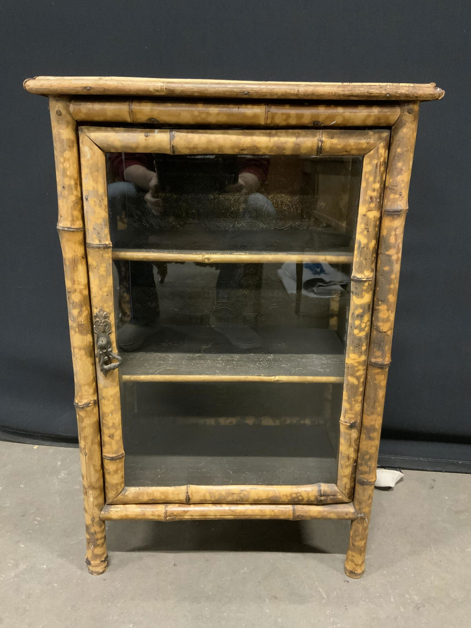 Antique Bamboo Side Cabinet (1 of 10)