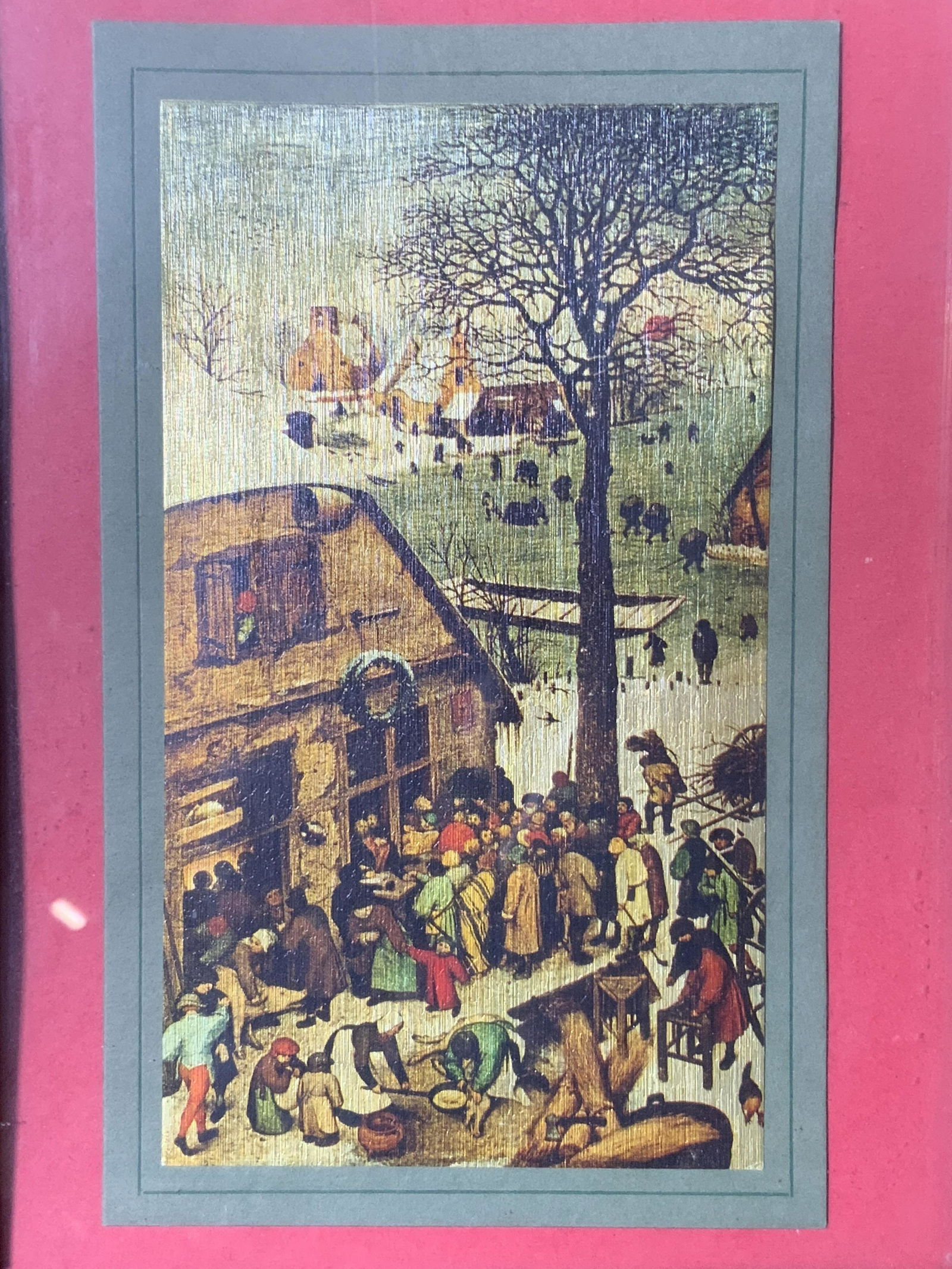 Crowded Village Market Lithograph (1 of 10)