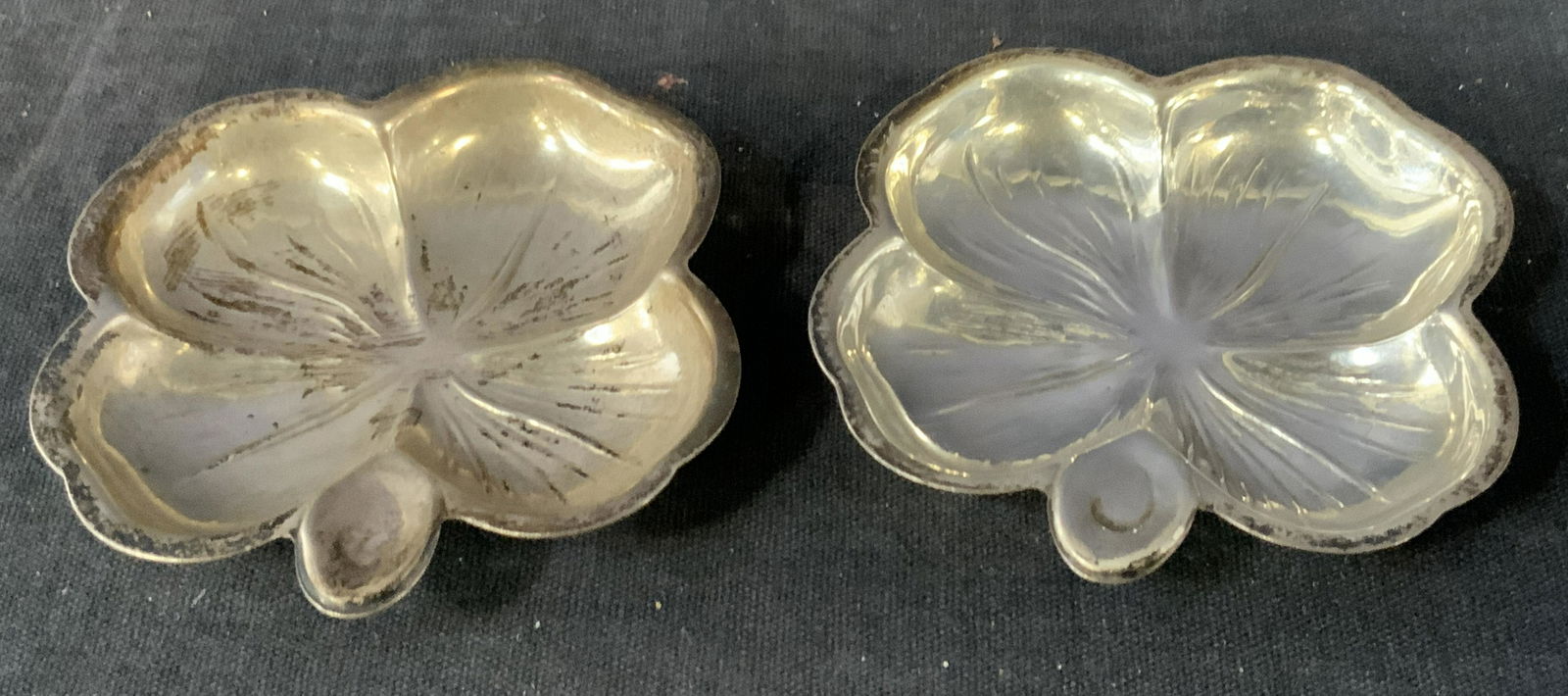 LENOX STERLING SILVER 4 Lead Clover Trinket Dish (1 of 8)