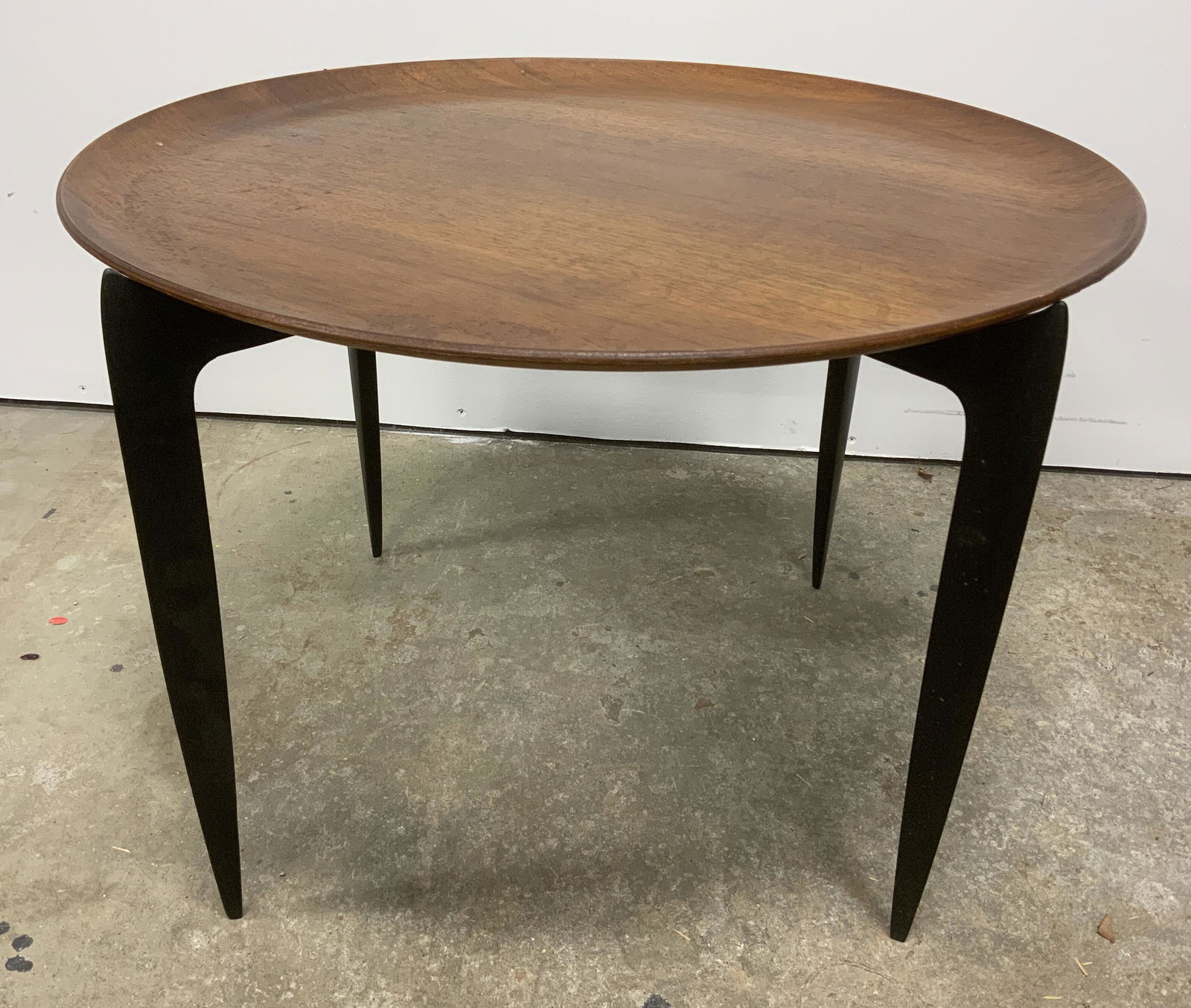 Collapsible Teak FRITZ HANSEN MCM Side Table (1 of 10)