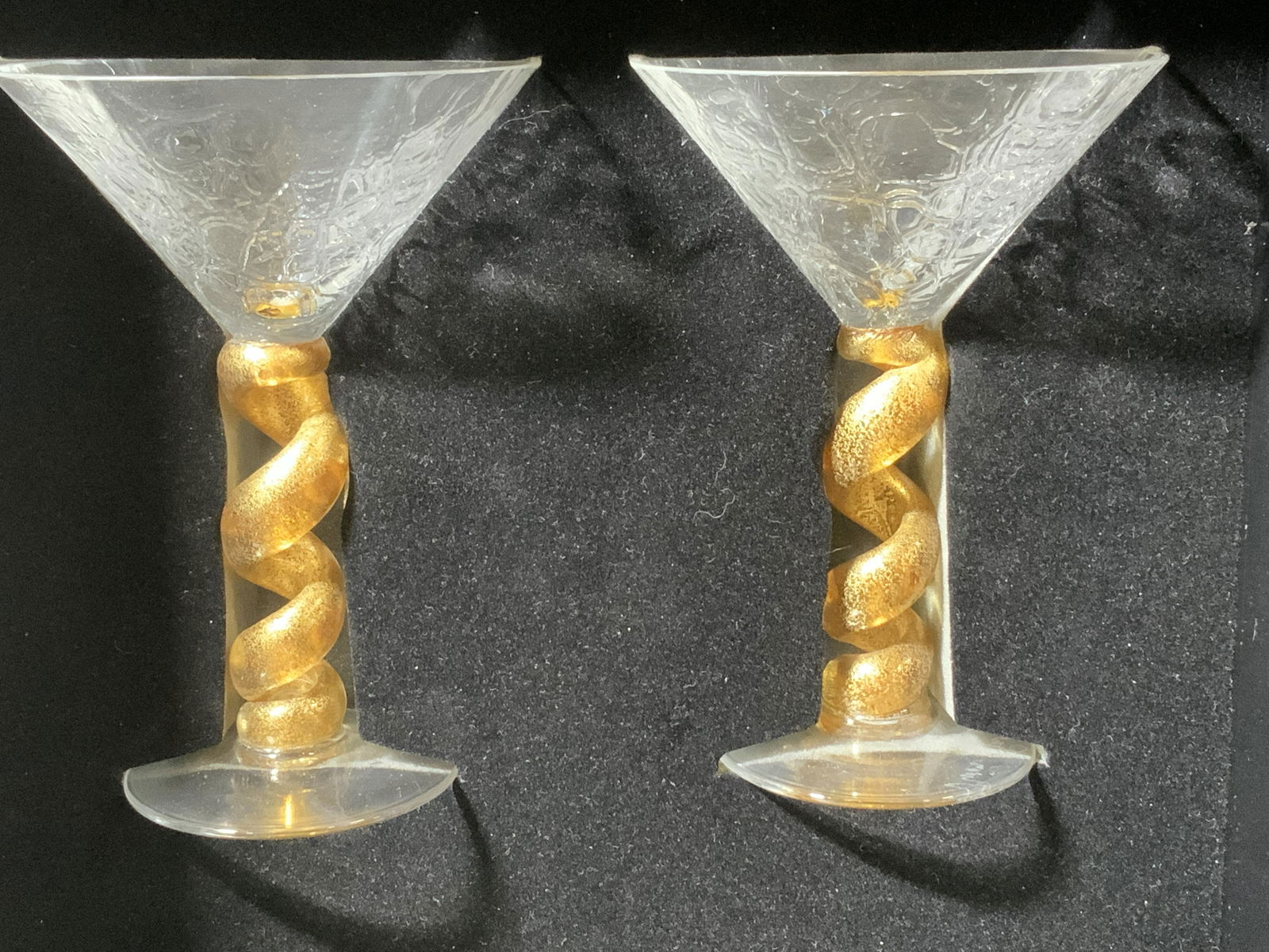 Pair Signed Martini Glasses in Box (1 of 8)