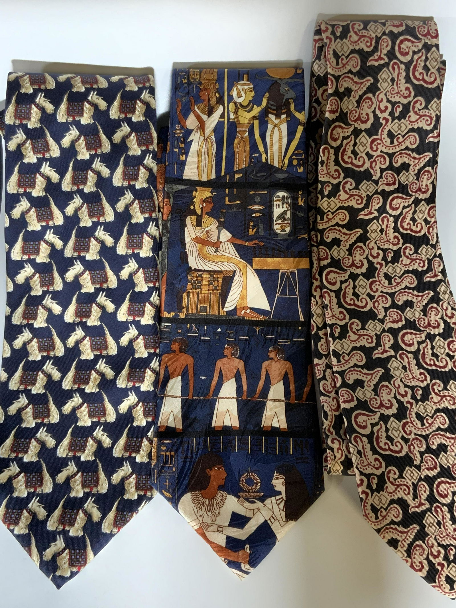 Lot 3 Assorted Patterned Neck Ties (1 of 9)