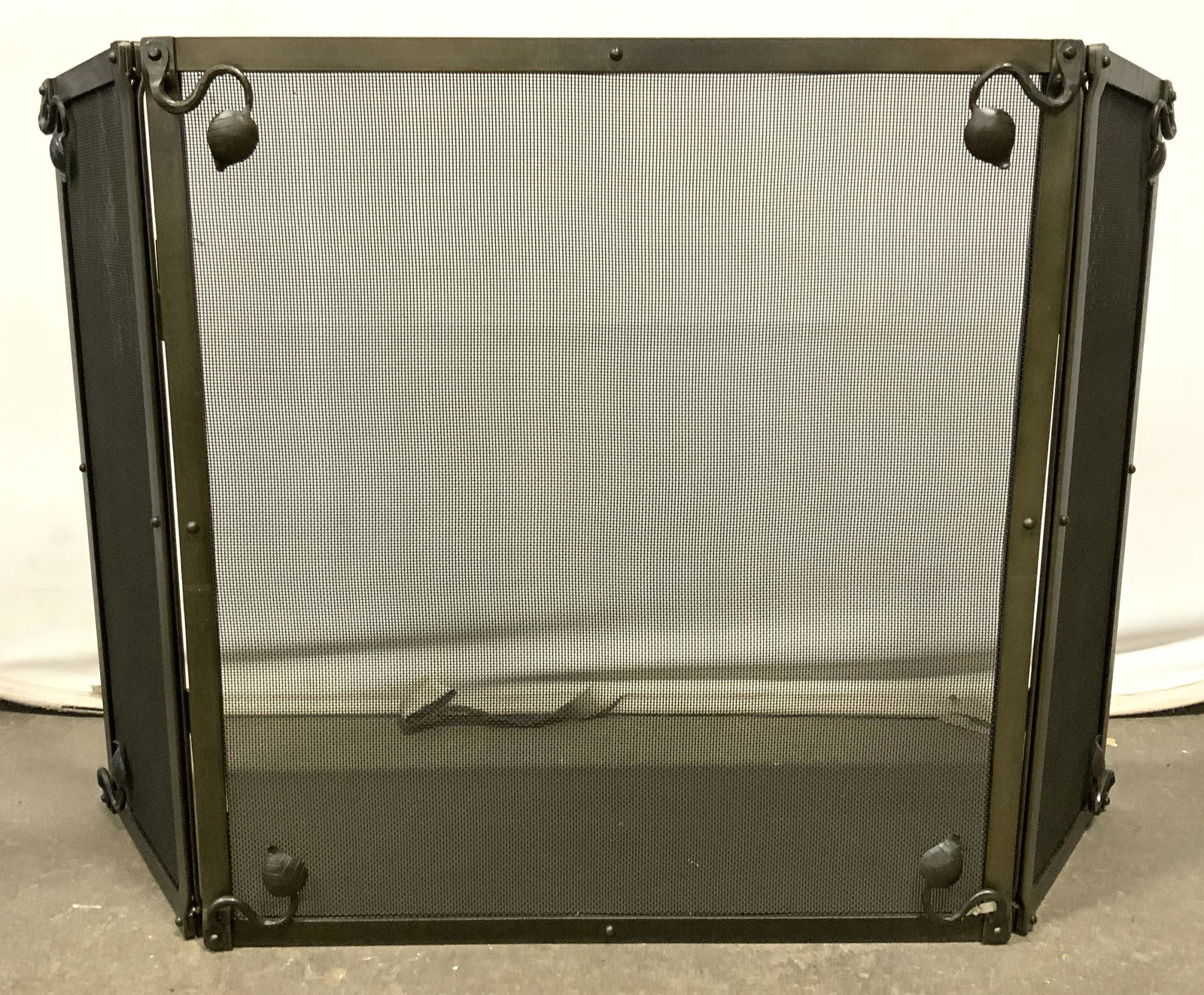 Stone County Ironworks Iron Panel Fireplace Screen (1 of 10)