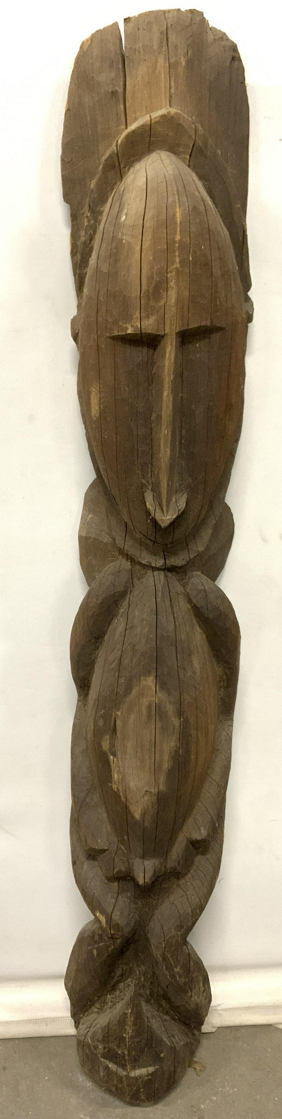 Hand Carved Wooden Tribal Decor (1 of 10)