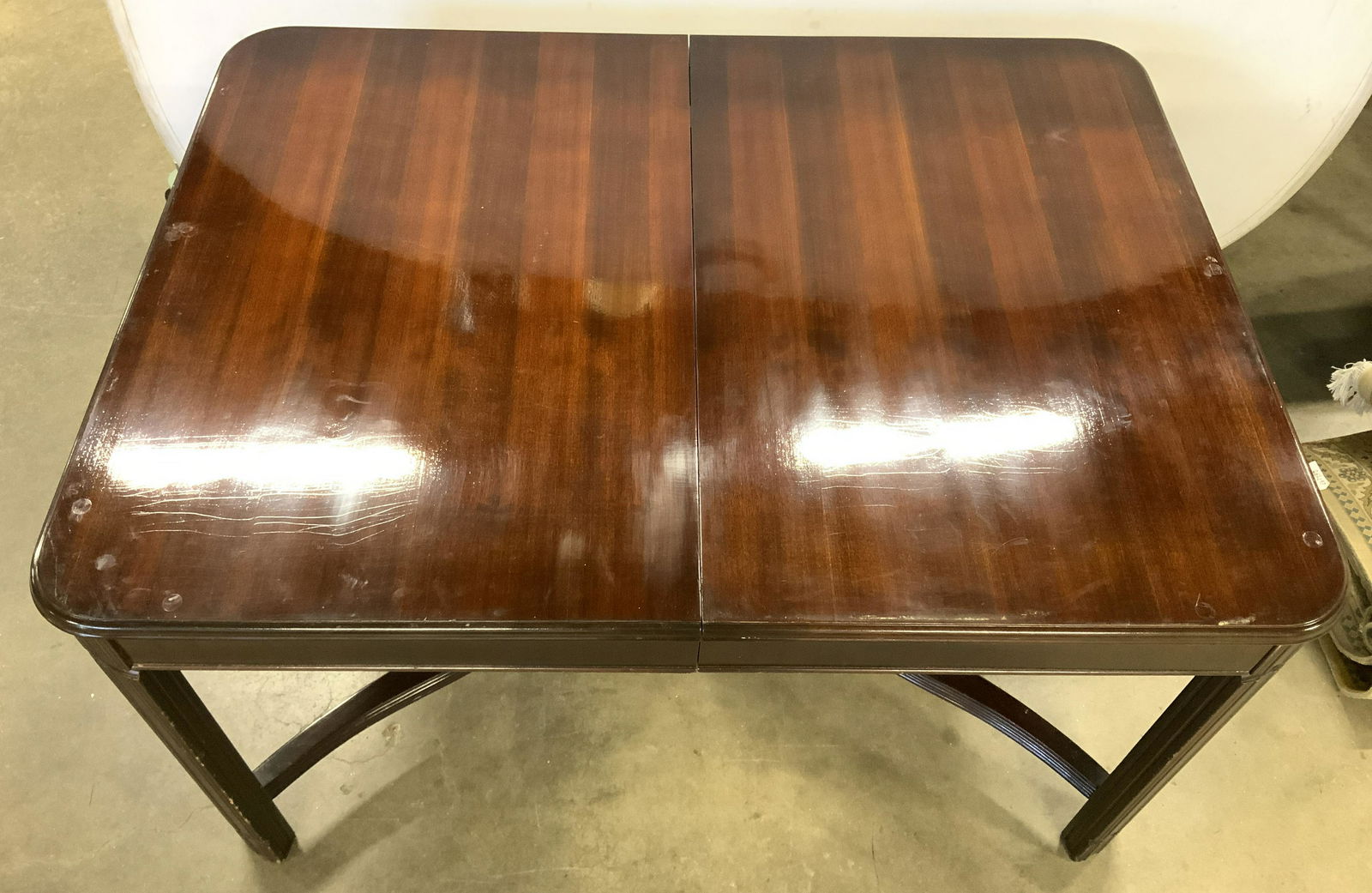 Carved Wooden Art Deco Dining Table (1 of 12)