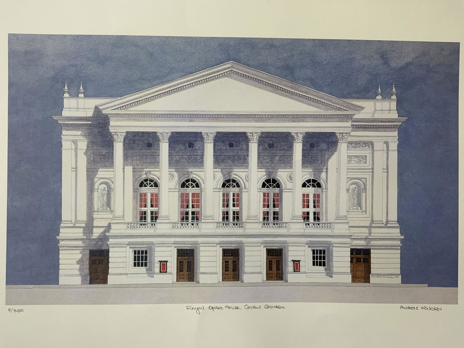ANDRAS KALDOR Royal Opera House Lmt Ed Lithograph (1 of 11)