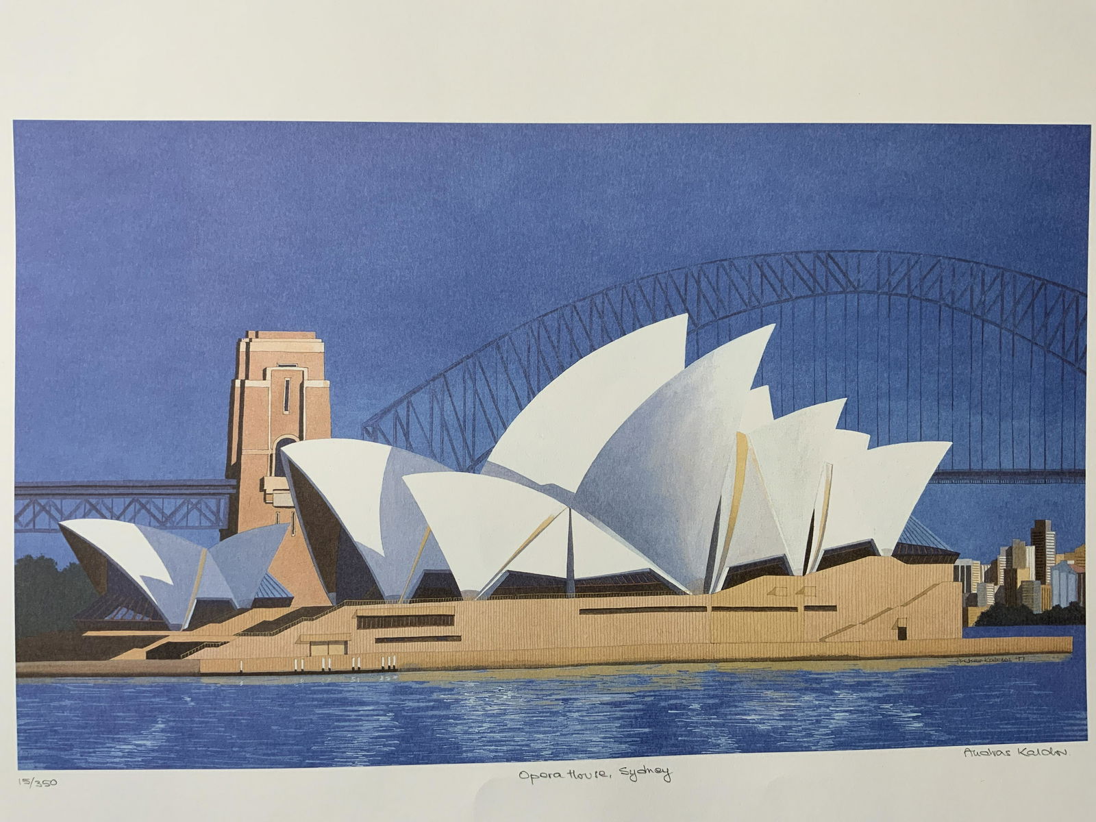 ANDRAS KALDOR Sydney Opera House LM Ed Lithograph (1 of 11)