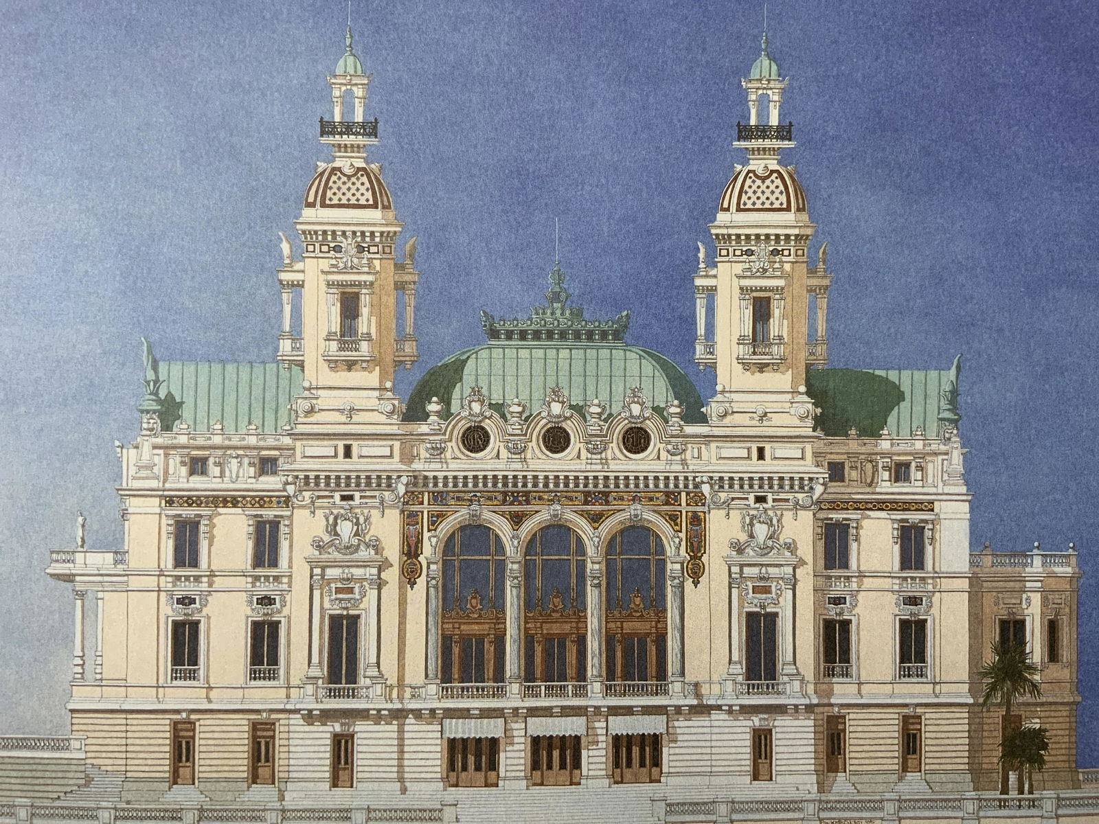 ANDRAS KALDOR Opera de Monte Carlo Lithograph (1 of 12)